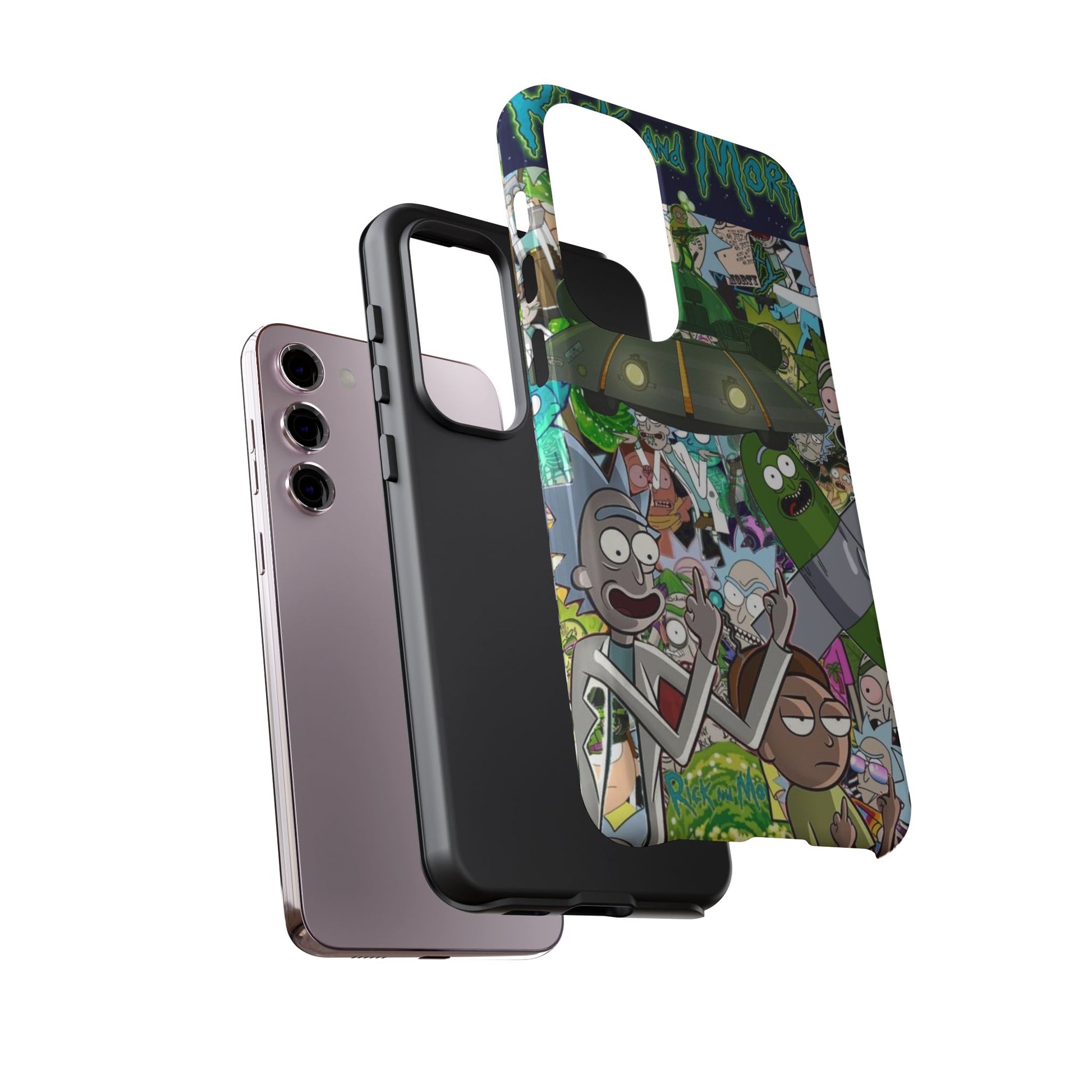 Rick and Morty Phone Case, Tough Cases for iPhones, Samsung, and Pixel