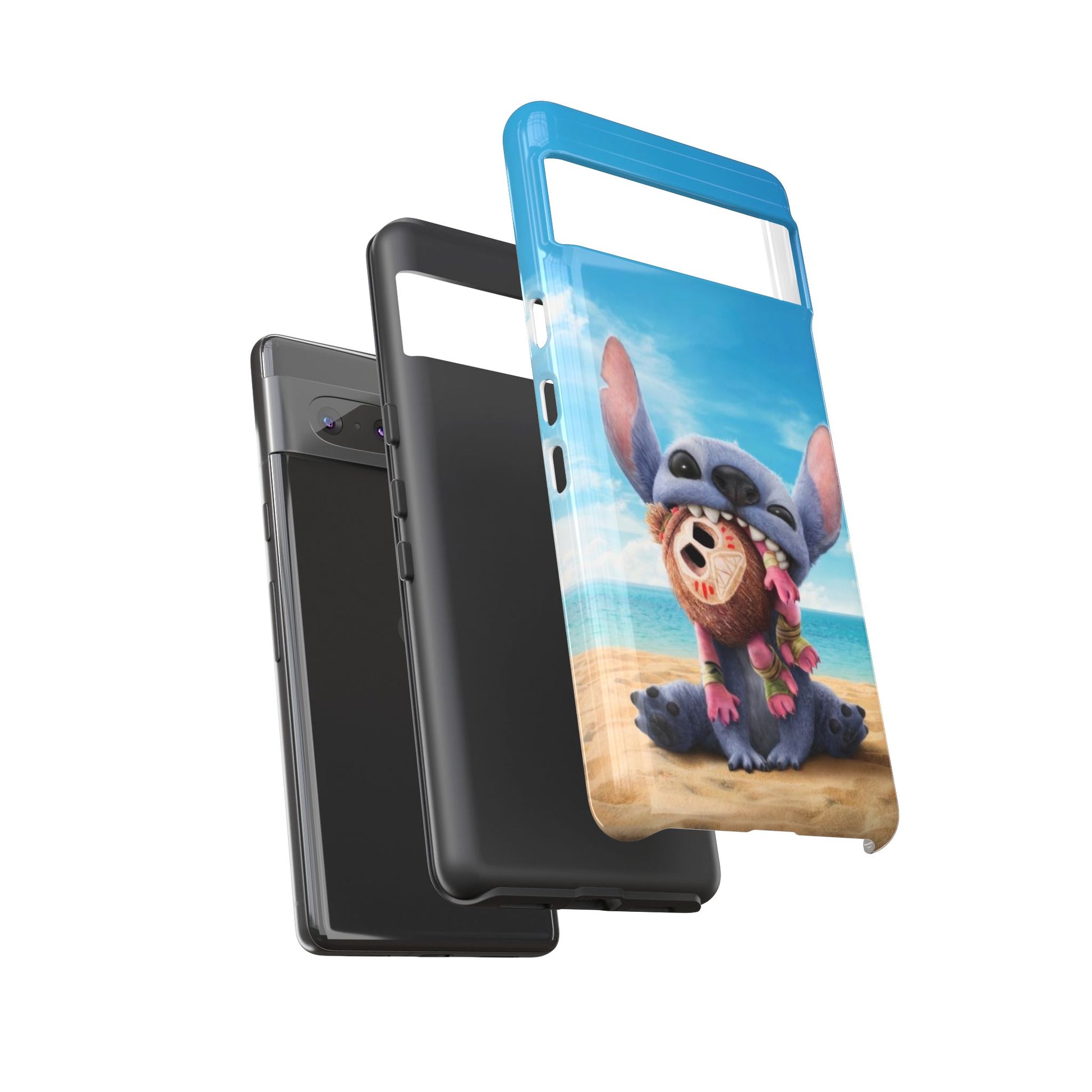 Stitch Beach Sunset Landscape Phone Case for iPhone, Samsung Galaxy, & Pixel Phones