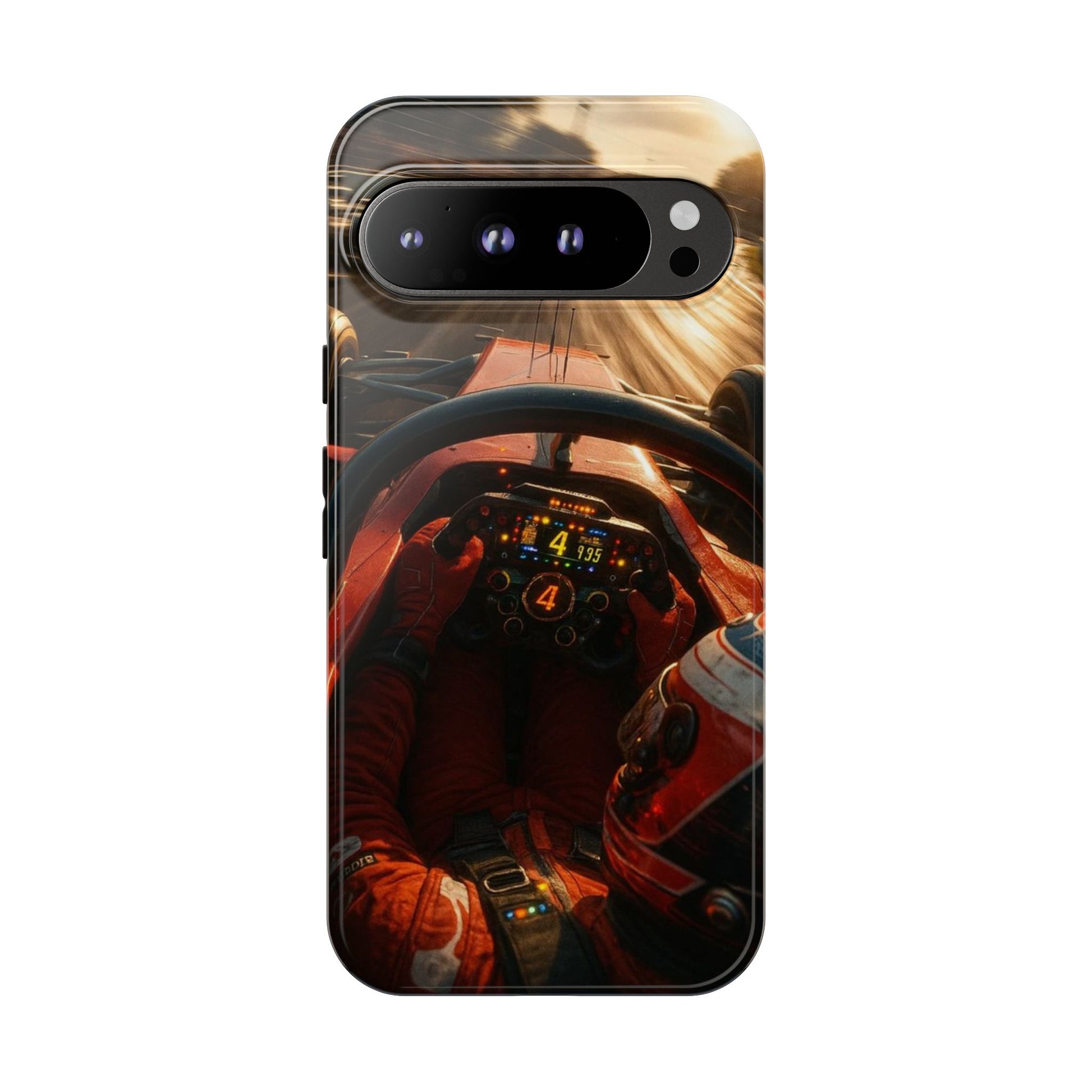 Formula 1 Cockpit Phone Case, Tough Cases for iPhones, Samsung, and Pixel