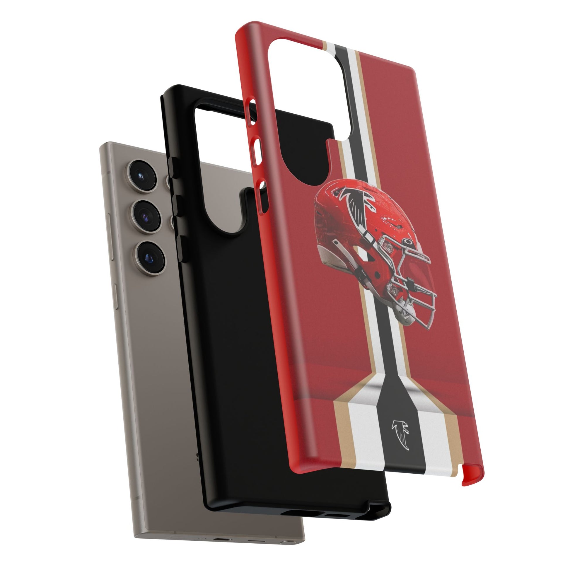 Atlanta Falcons Football Helmet Logo Tough Cases for iPhones, Samsung, and Pixel