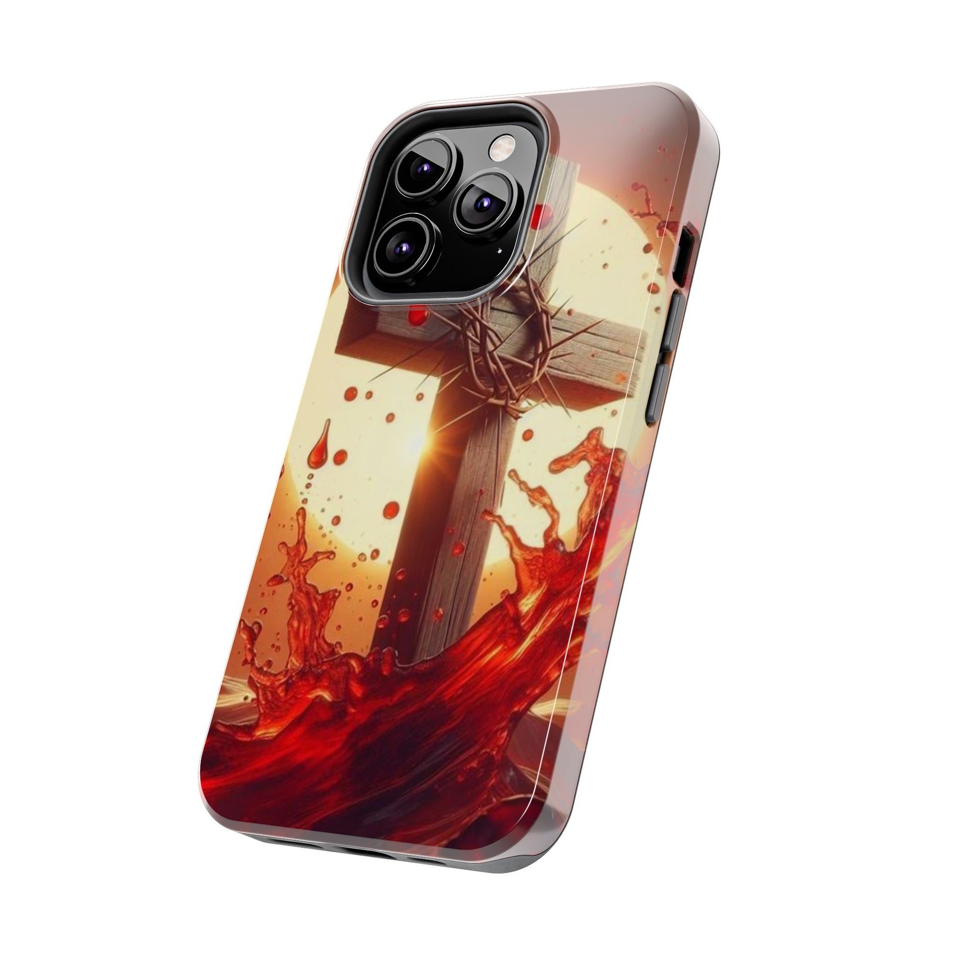 Blood of Christ Christian Theme Phone Cases for iPhones & Samsung Phones