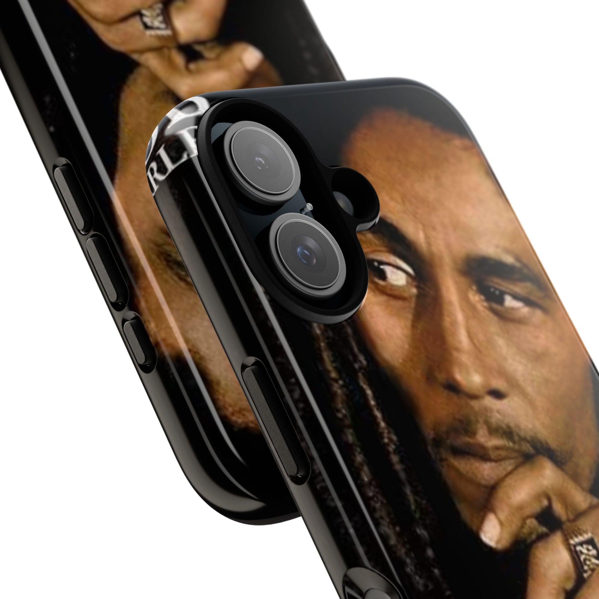 Marley Reggae Tough Cases for iPhones, Samsung, and Pixel