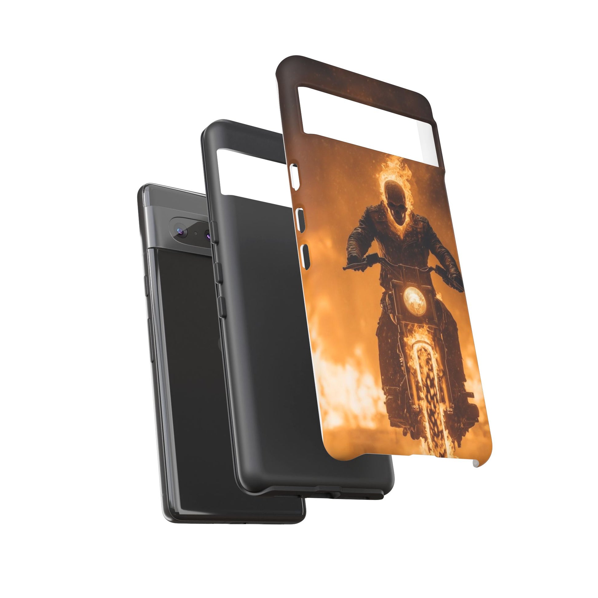 Marvel's Ghostrider Tough Cases for iPhones, Samsung, and Pixel