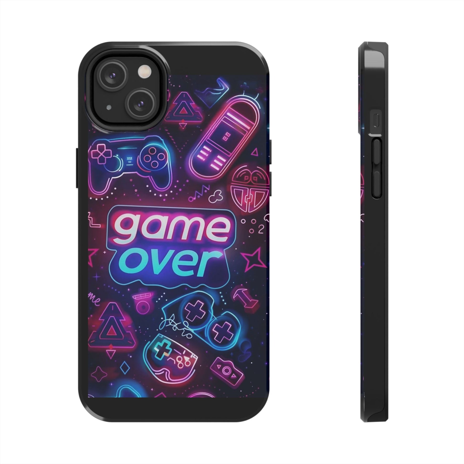 Game Over Gamer Themed Phone Cases for Iphones & Samsung Phones