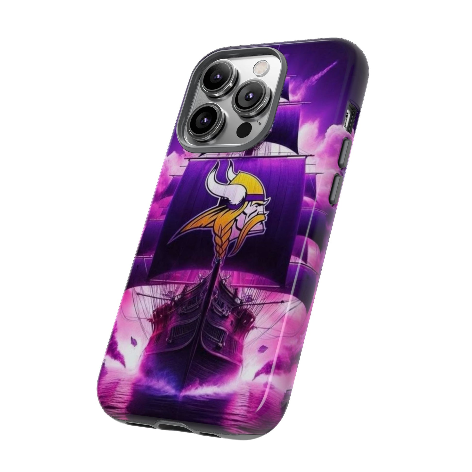 Minnesota Vikings Ship Football Phone Case, Tough Cases for iPhones, Samsung, and Pixel