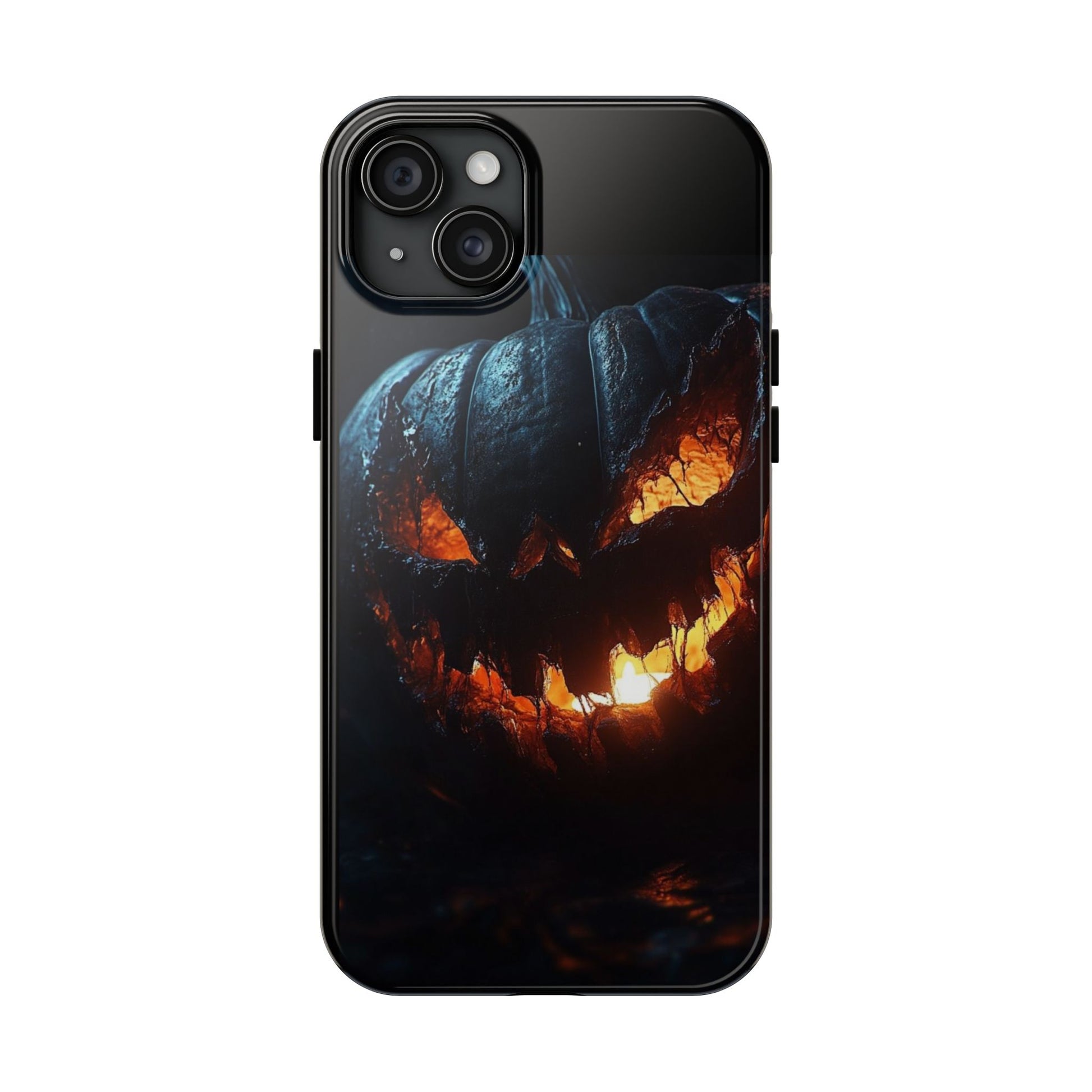 Scary Pumpkin Halloween Theme Phone Cases for iPhones & Samsung Phones
