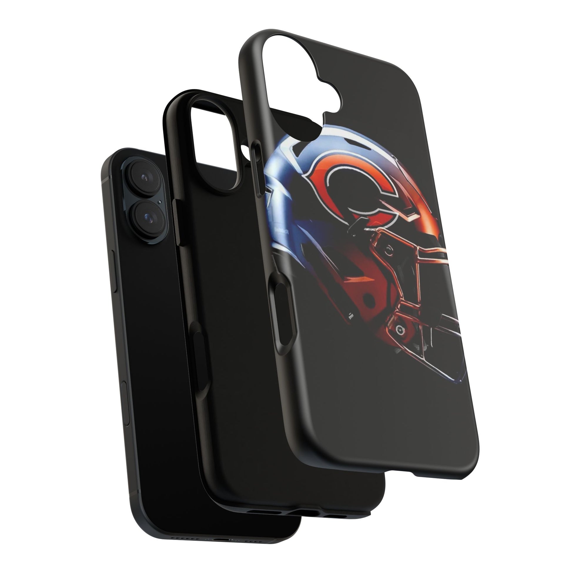 Football Helmet Chicago Bears Phone Case, Tough Cases for iPhones, Samsung, and Pixel