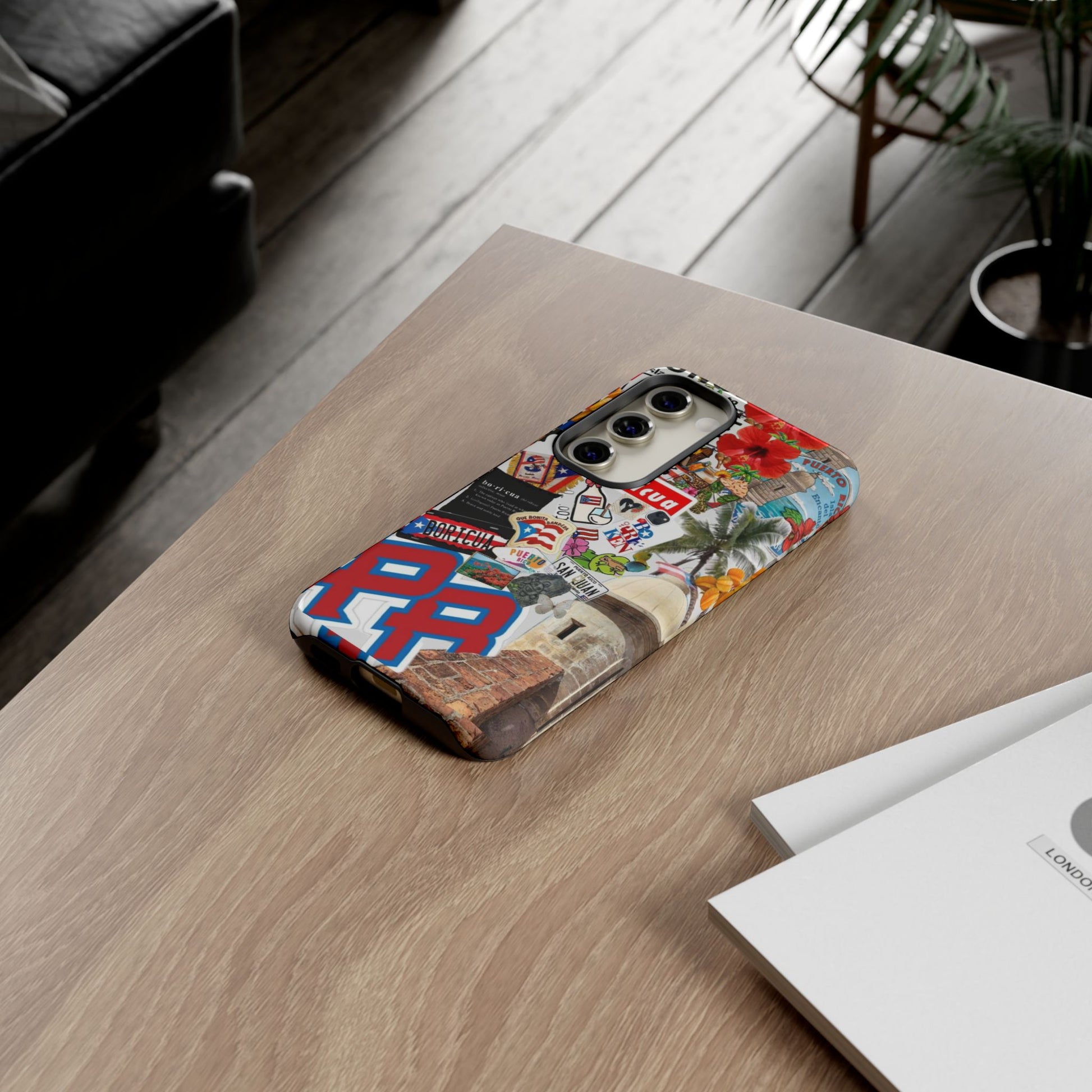 Puerto Rico Boricua Art Tough Cases for iPhones, Samsung, and Pixel