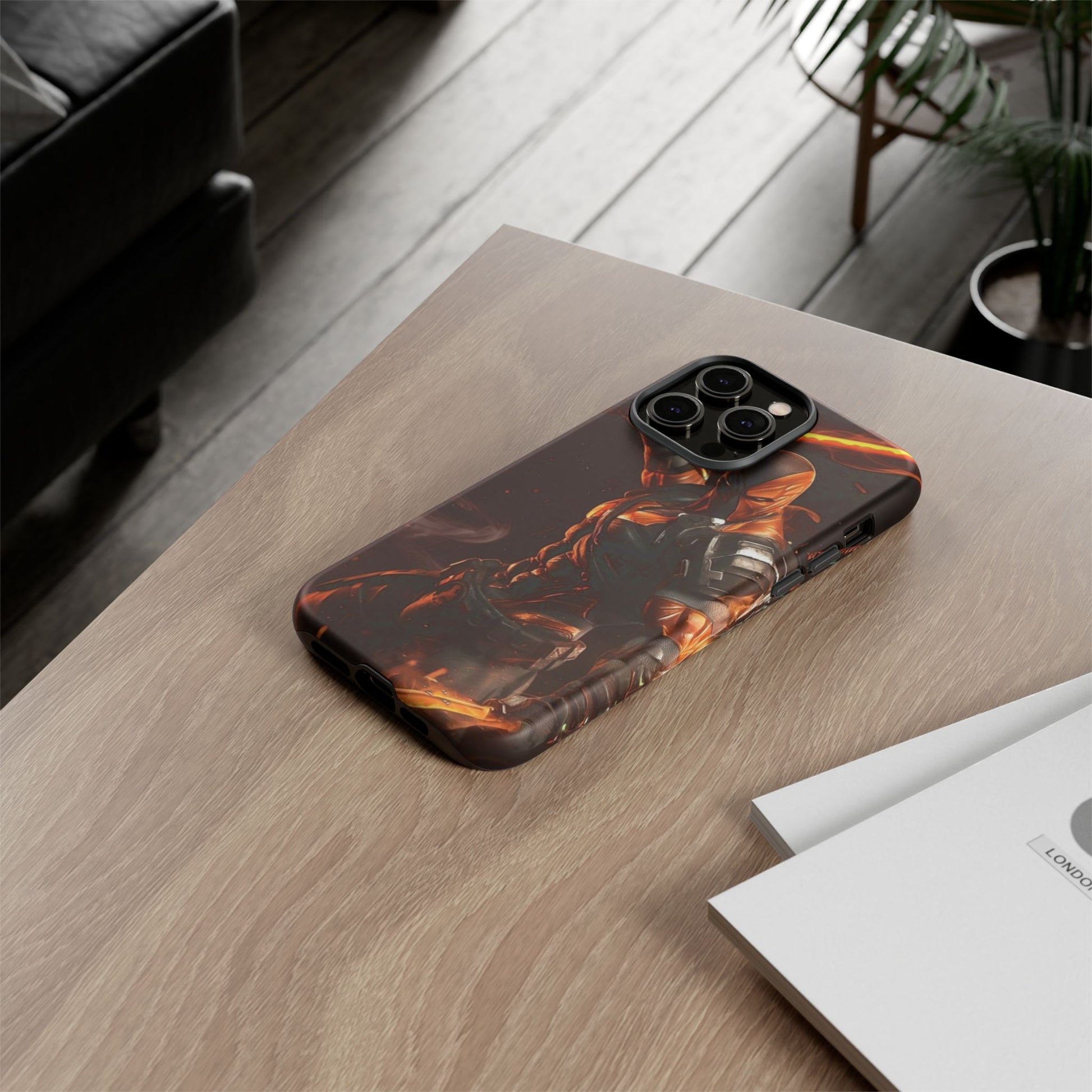 DC Comics Death Stroke Tough Cases for iPhones, Samsung, and Pixel