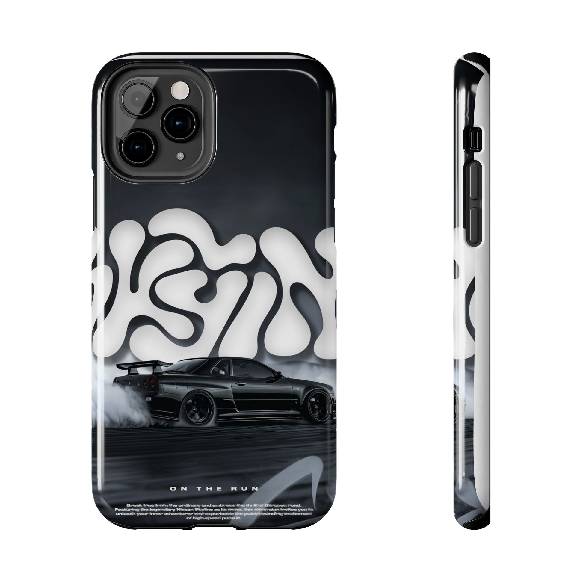 Drifting Skyline Racing Car Theme Phone Case for iPhone & Samsung Galaxy Phones