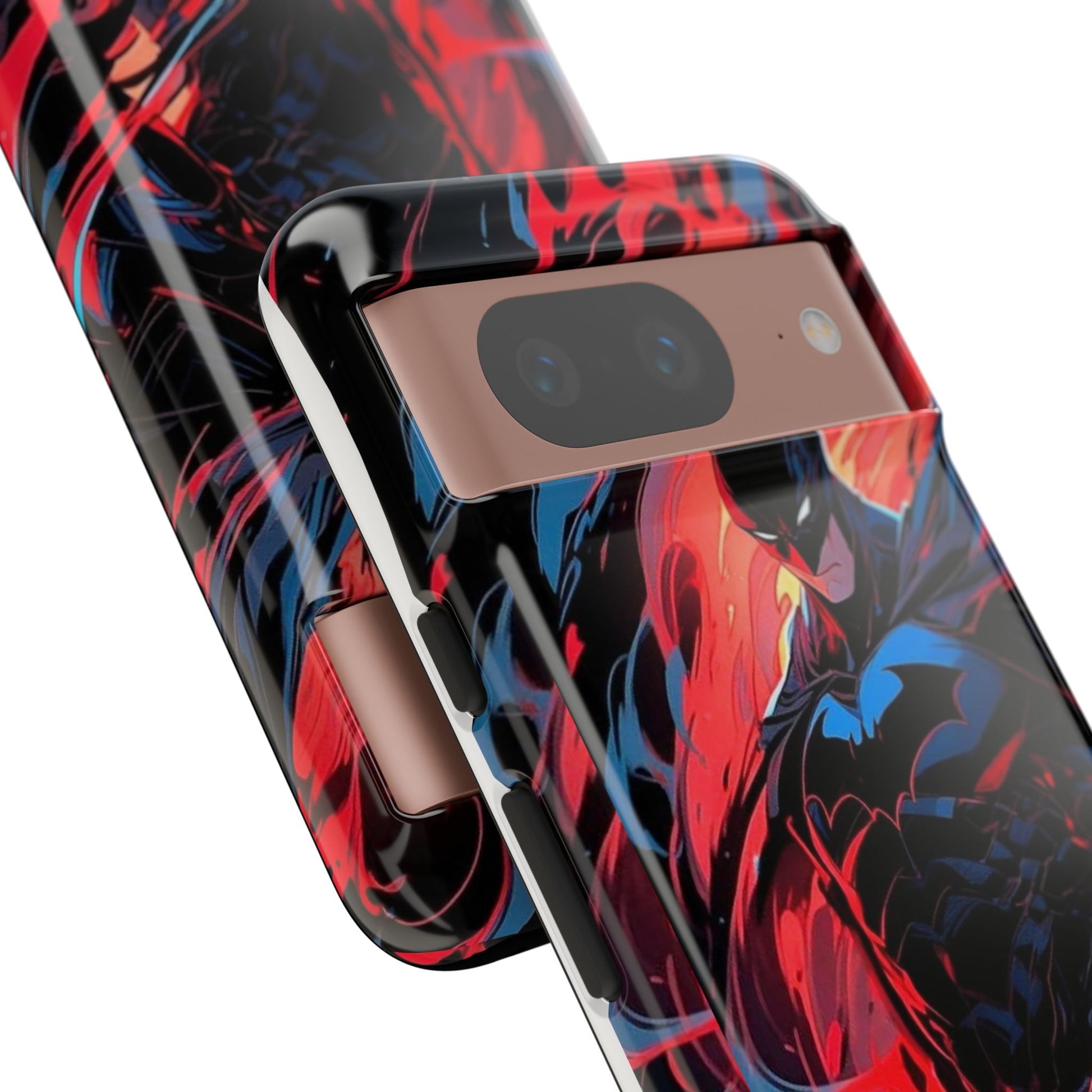The Dark Knight Batman Art Tough Cases for iPhones, Samsung, and Pixel