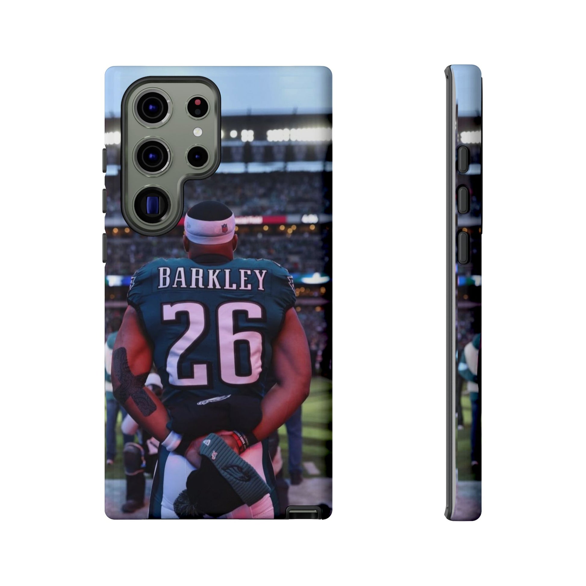 Eagles Football Saquon Barkley Tough Cases for iPhones, Samsung, and Pixel