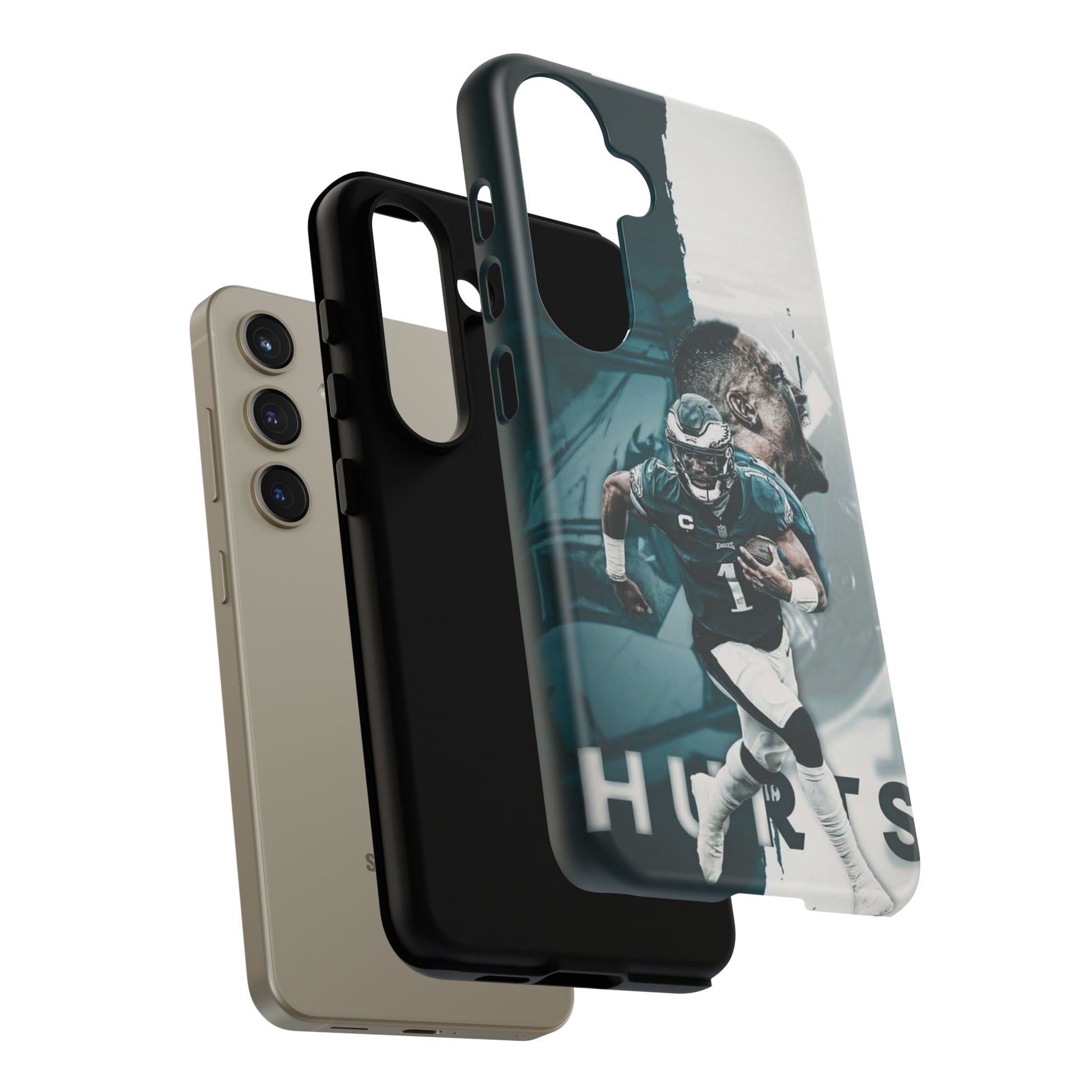 Jalen Hurts Eagles Football Tough Cases for iPhones, Samsung, and Pixel
