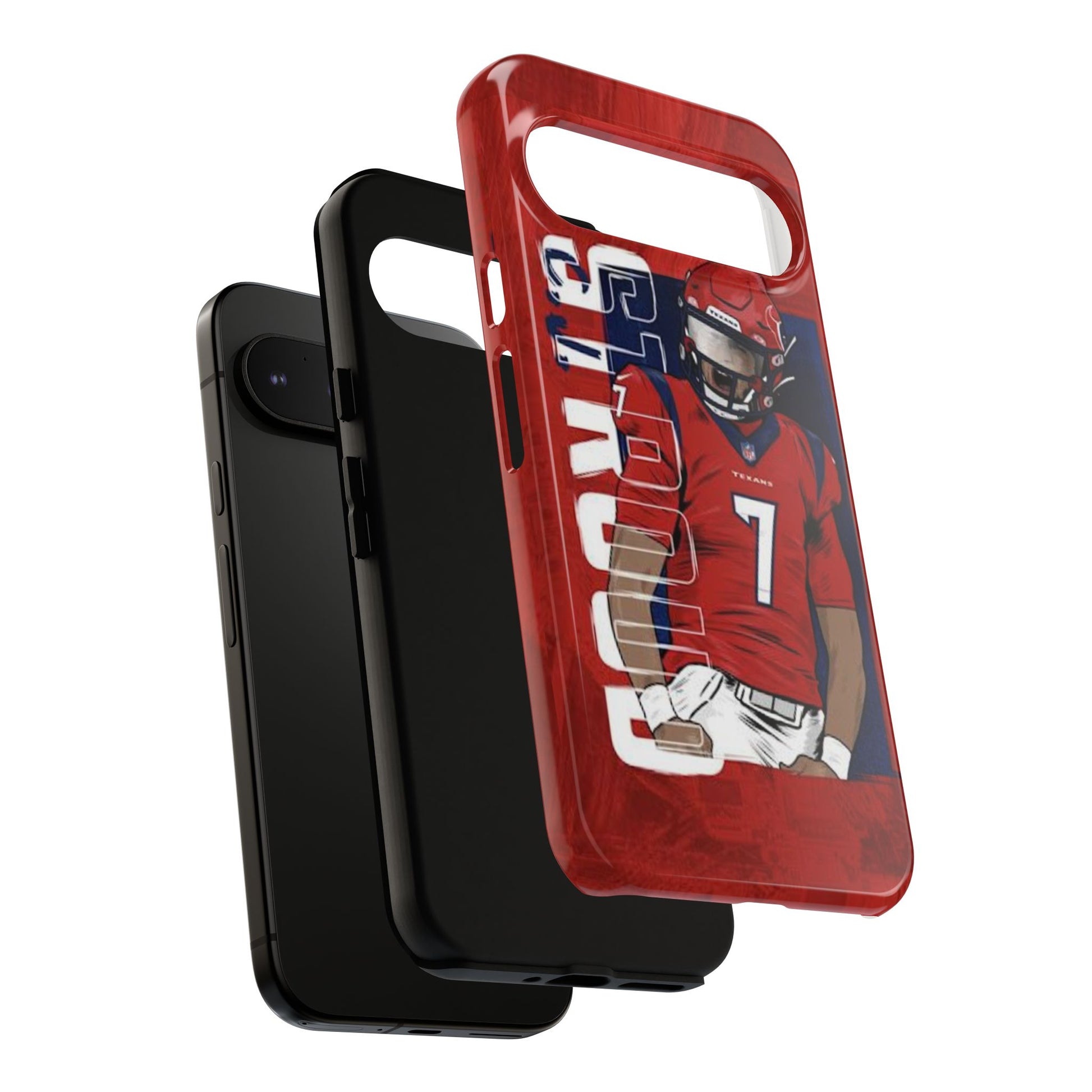 Houston Texans Football CJ Stroud Tough Cases for iPhones, Samsung, and Pixel