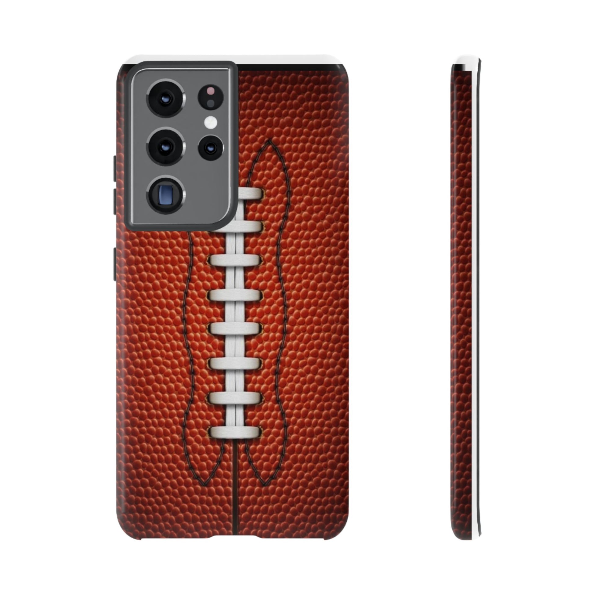 Football Pigskin Print Tough Cases for iPhones, Samsung, and Pixel