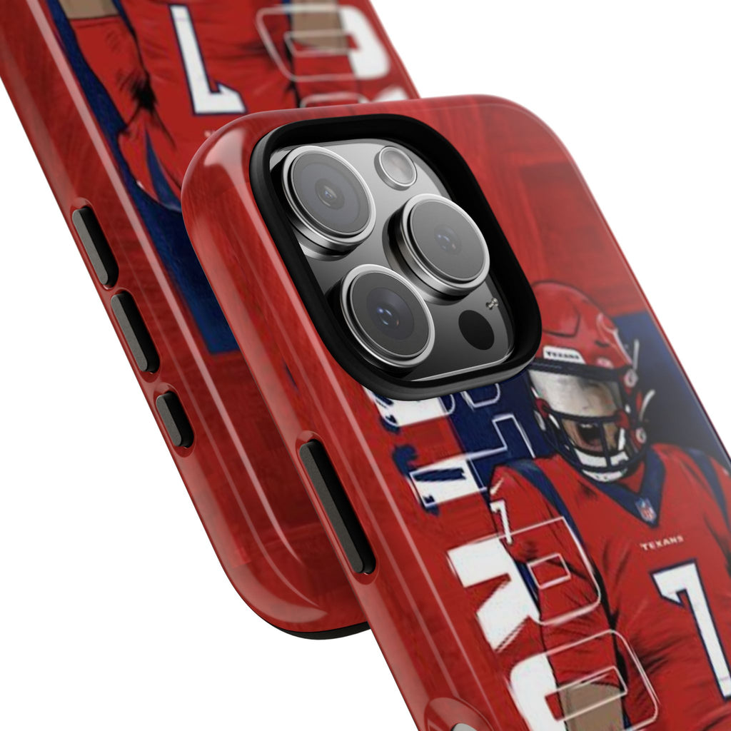 Houston Texans Football CJ Stroud Tough Cases for iPhones, Samsung, and Pixel