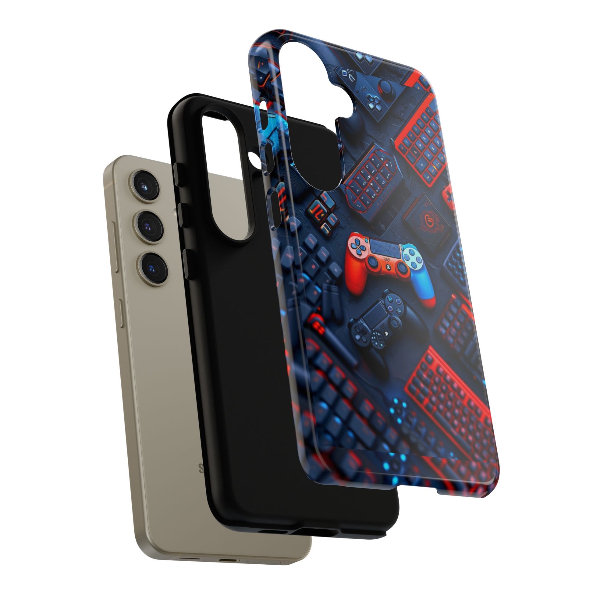 Gamer Themed Controllers Tough Cases for iPhones, Samsung, and Pixel