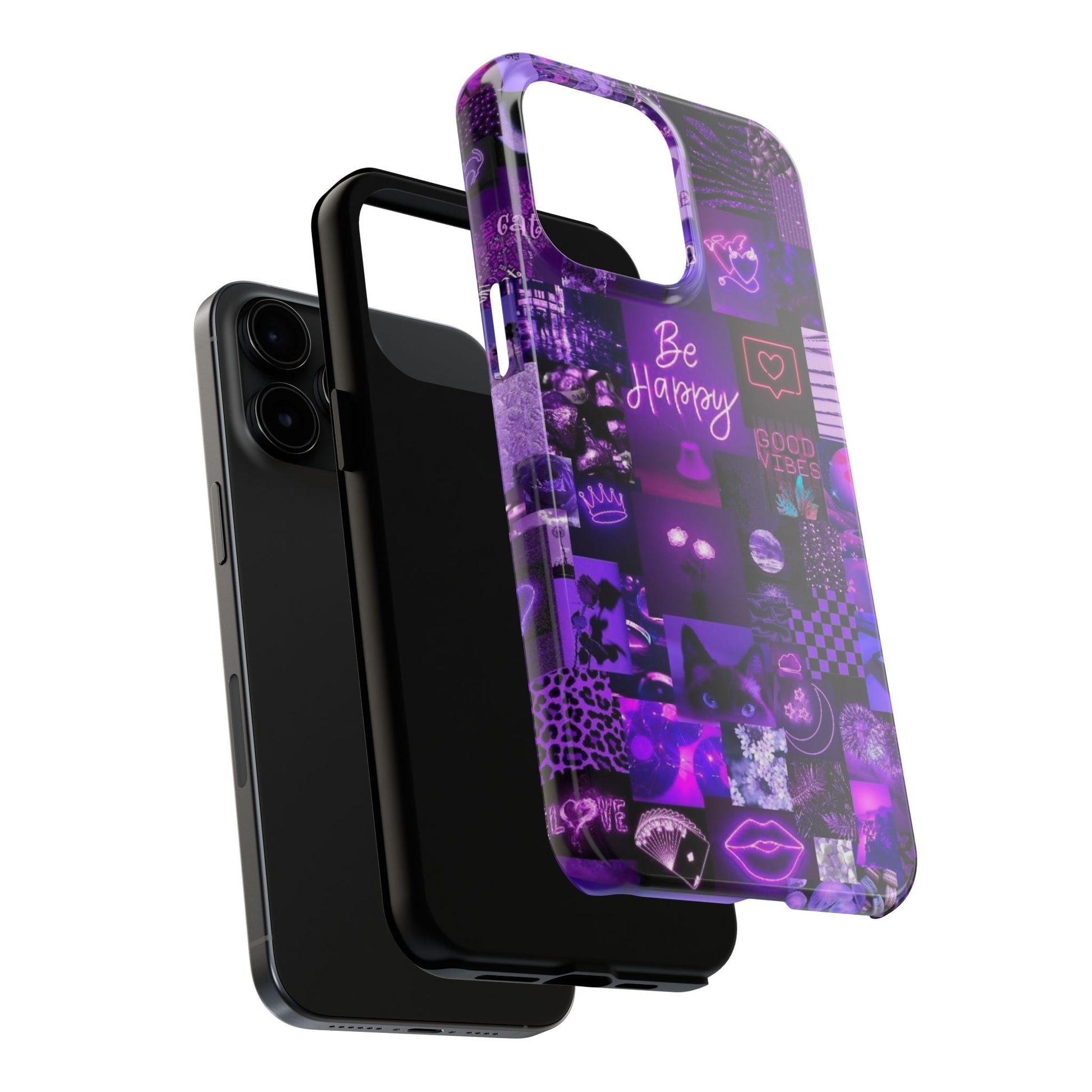 Be Happy Themed Tough Phone Cases for Iphones & Samsung Phones