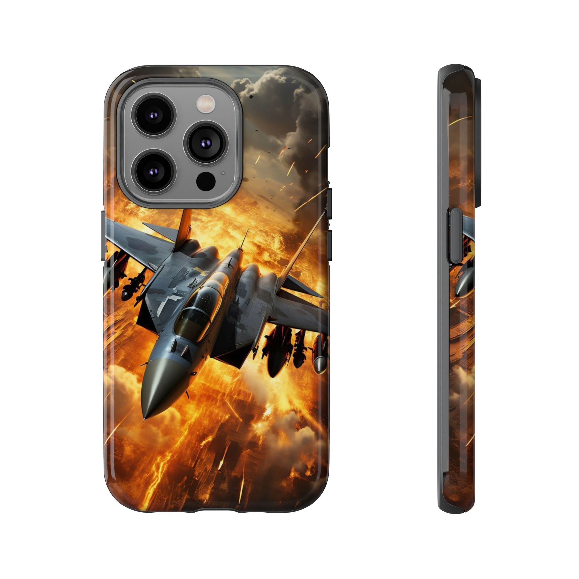 F-15 Fighter Jet Tough Cases for iPhones, Samsung, and Pixel