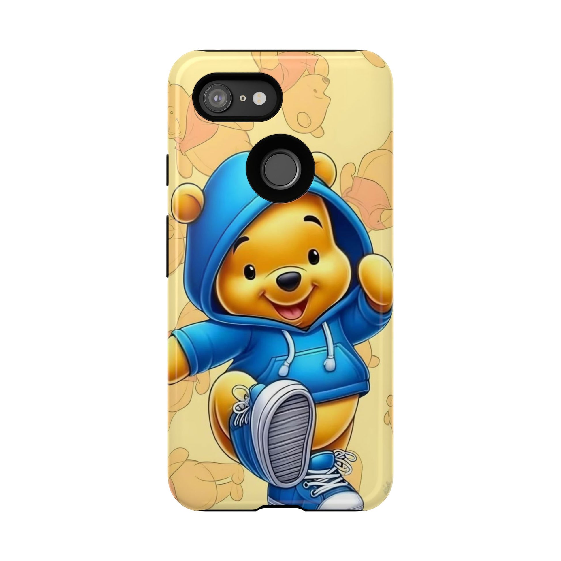Cute Pooh Bear Phone Case, Tough Case