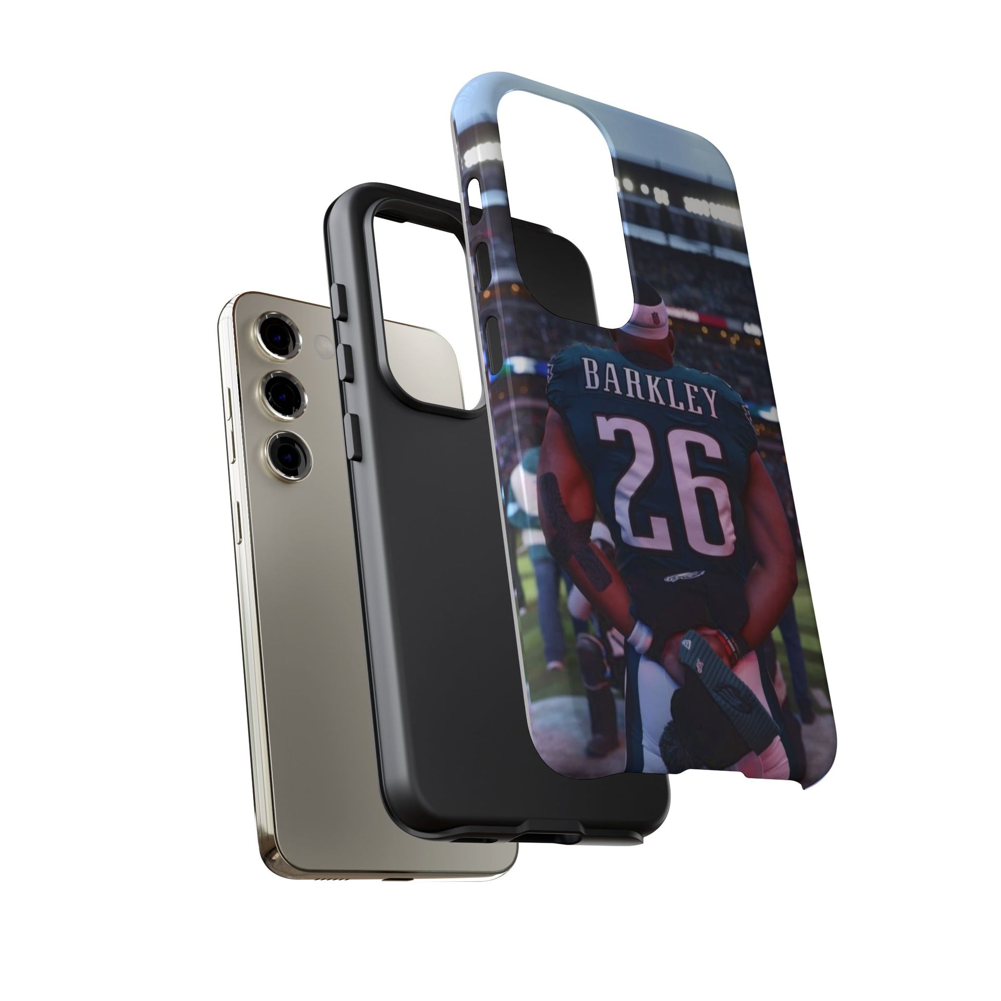 Eagles Football Saquon Barkley Tough Cases for iPhones, Samsung, and Pixel