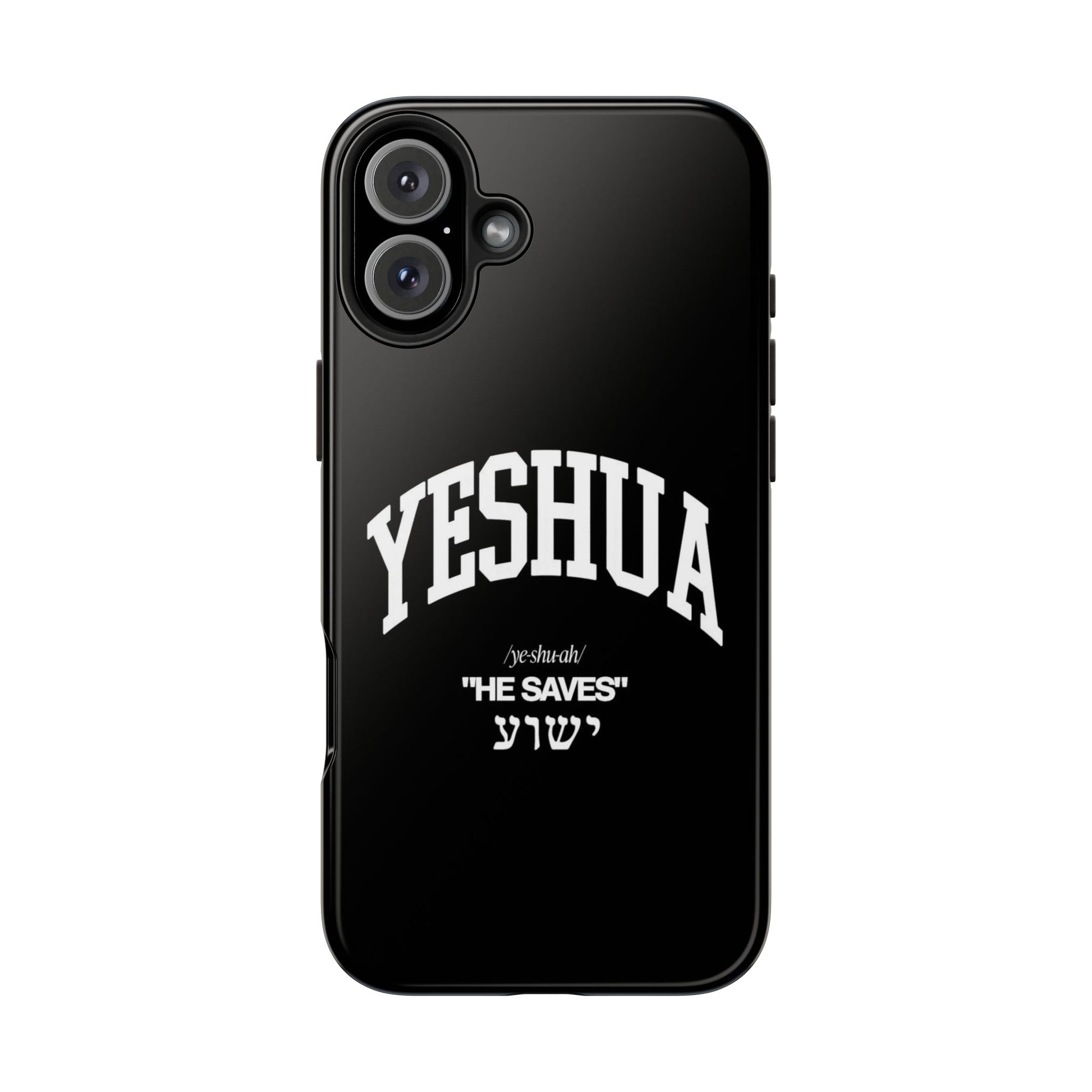 Yeshua He Saves Christian Theme Phone Cases for iPhones & Samsung Phones