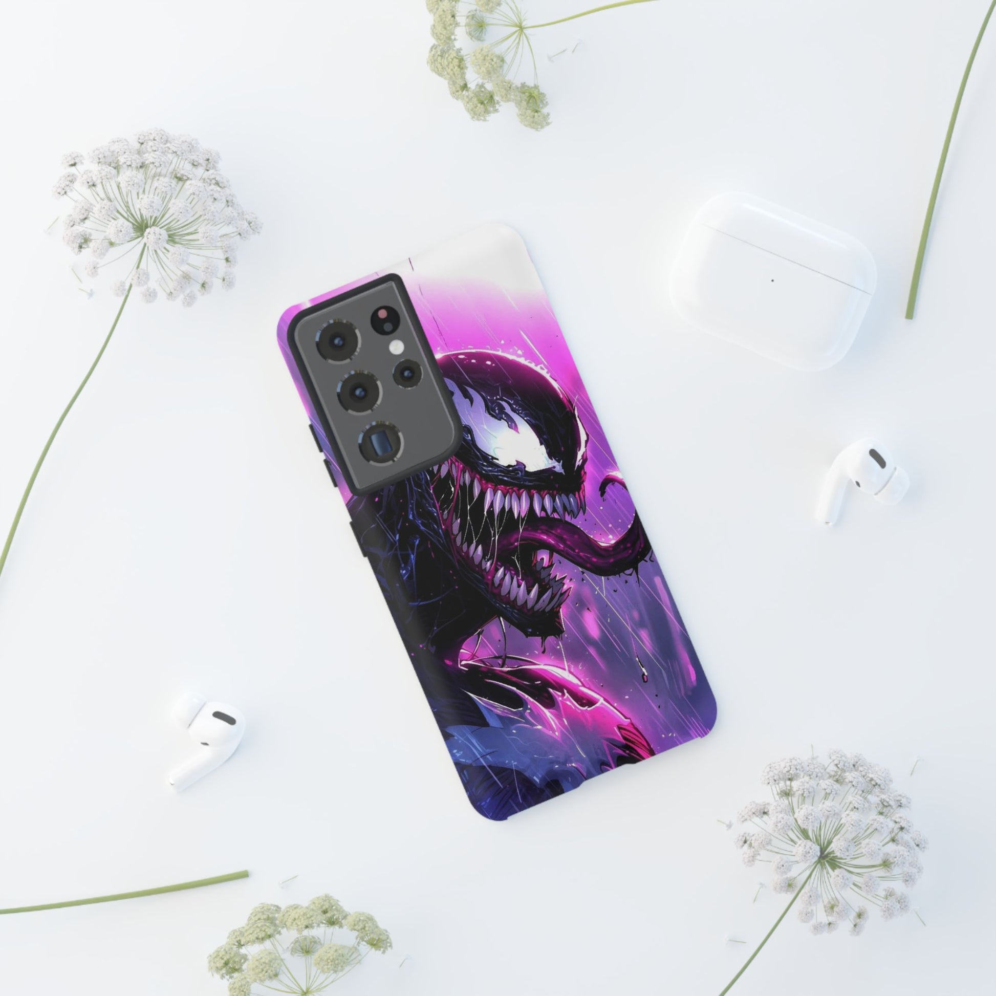 Marvel's Venom Phone Case, Tough Cases, Marvel Comics Phone for iPhones, Samsung, and Pixel