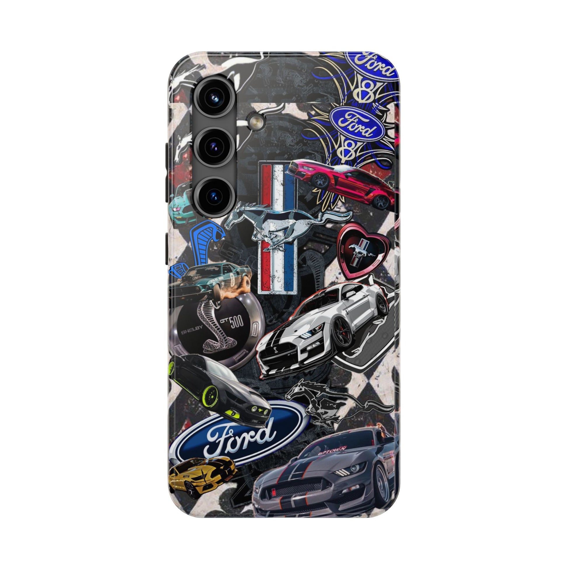 History of Ford Mustangs Theme Phone Cases for Iphones & Samsung Phones