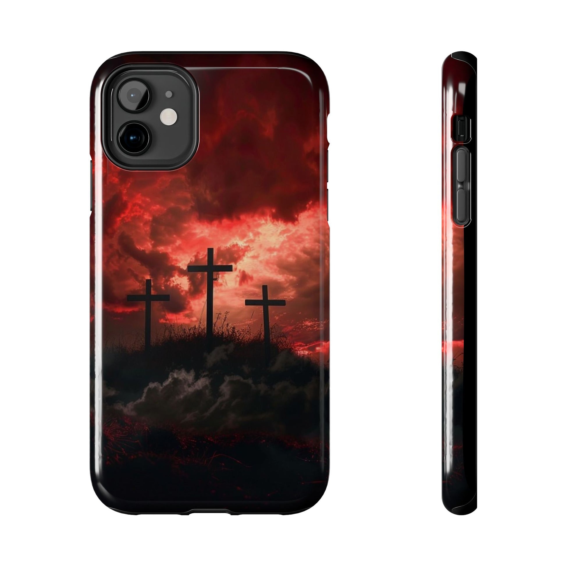 Crosses at Golgotha Christian Cases for iPhones & Samsung Phones