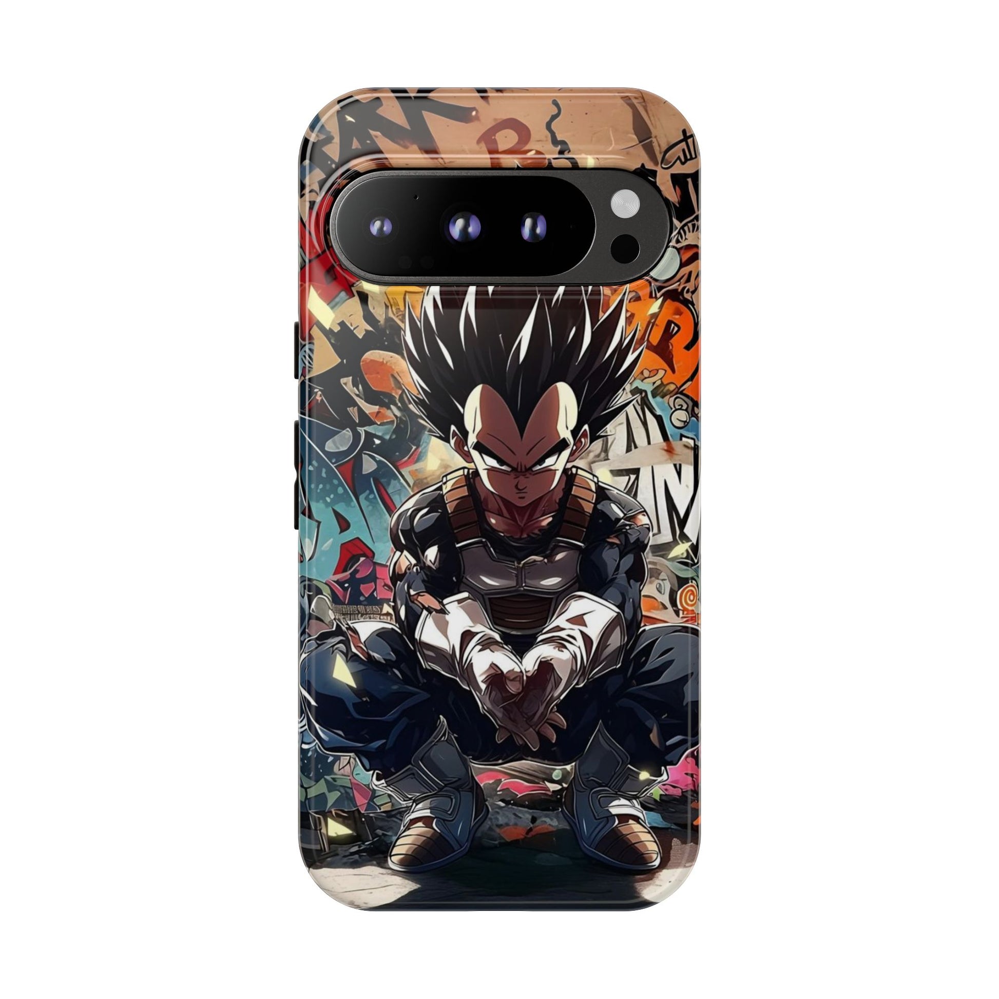 Anime Vegeta Dragon ball Z Tough Cases for iPhones, Samsung, and Pixel