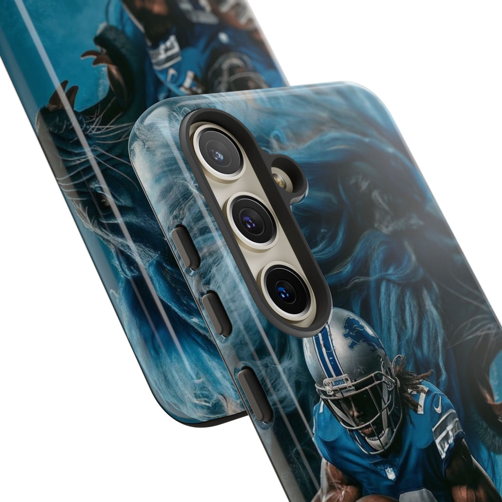 Detroit Lions Player Football Phone Case, Tough Cases for iPhones, Samsung, and Pixel