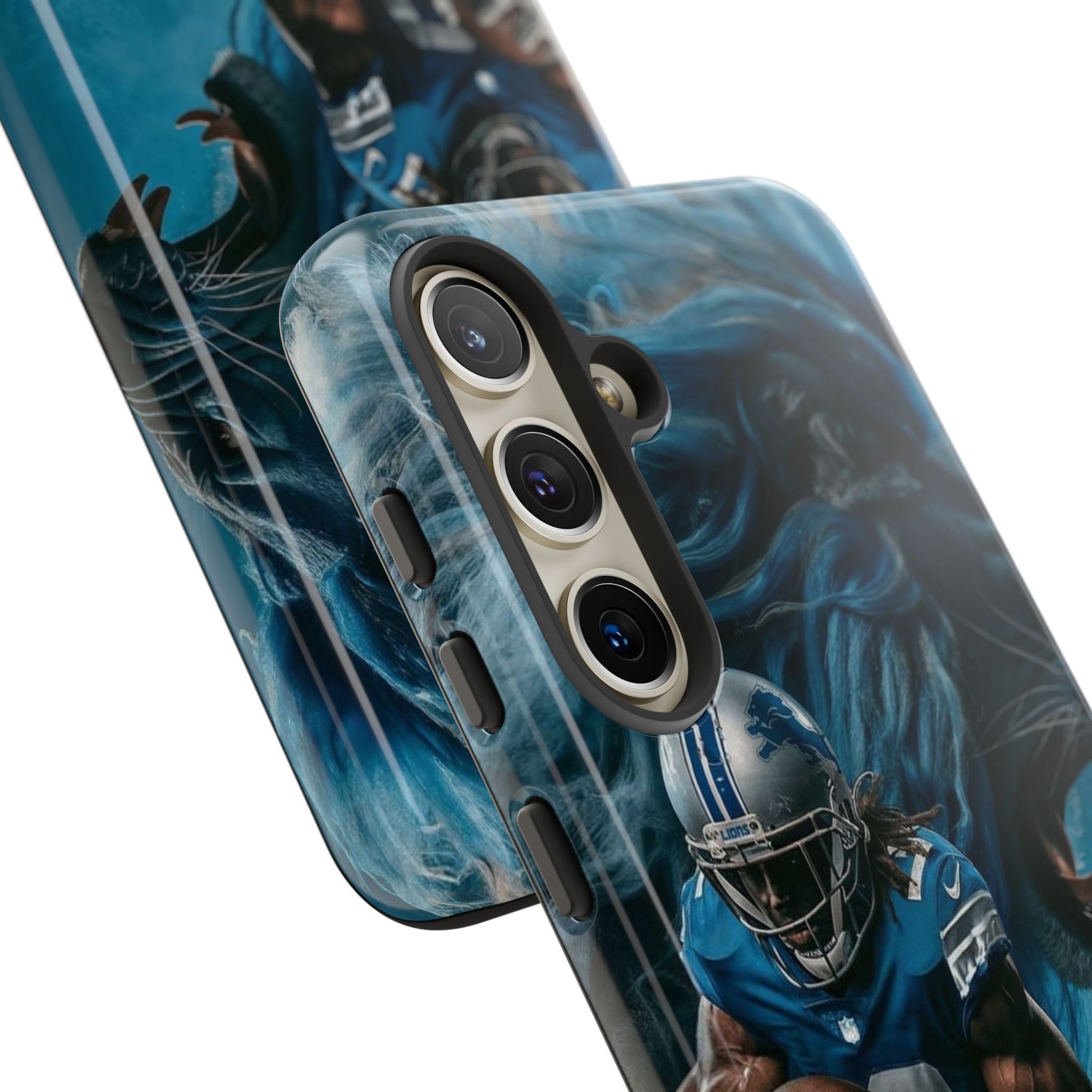 Detroit Lions Player Football Phone Case, Tough Cases for iPhones, Samsung, and Pixel
