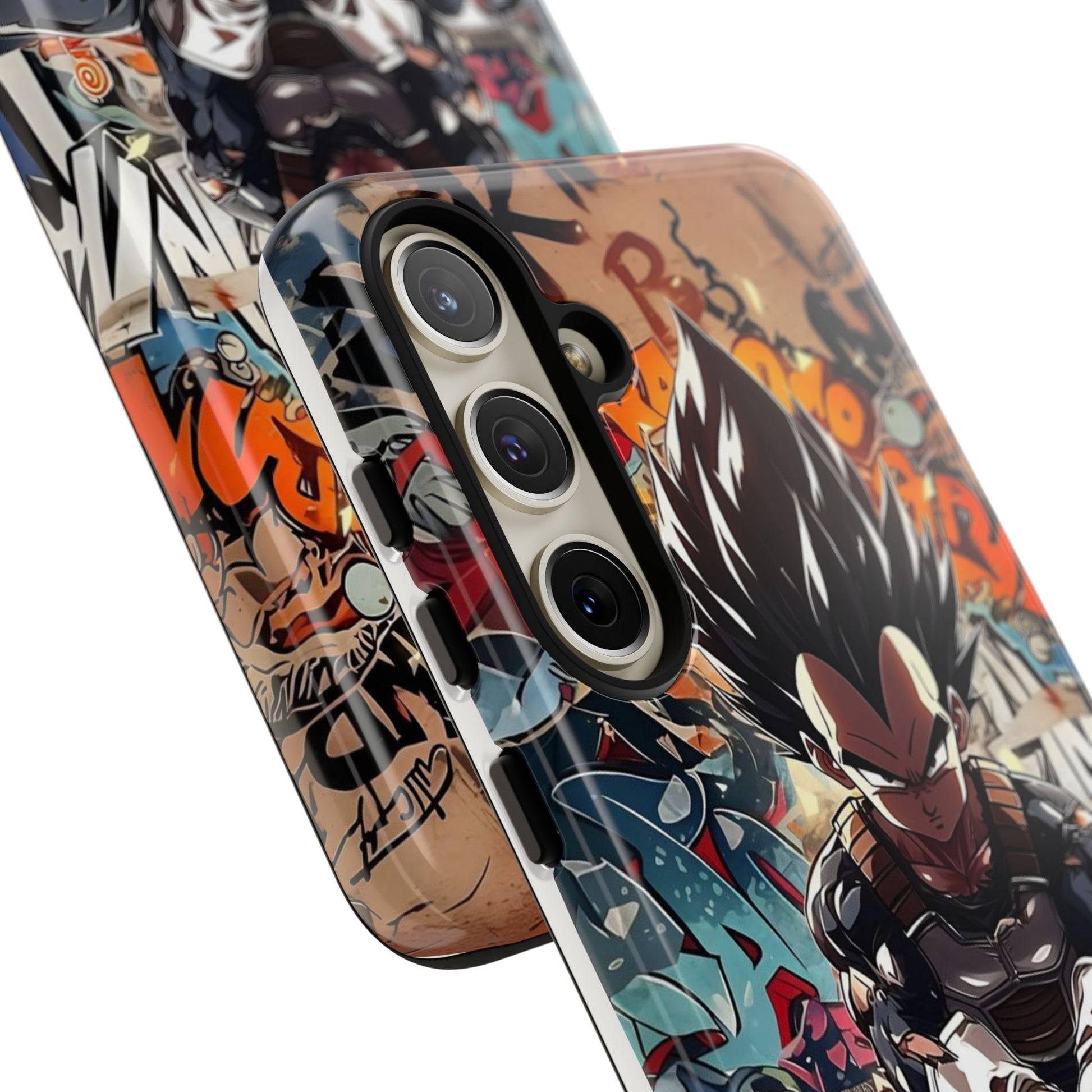 Anime Vegeta Dragon ball Z Tough Cases for iPhones, Samsung, and Pixel