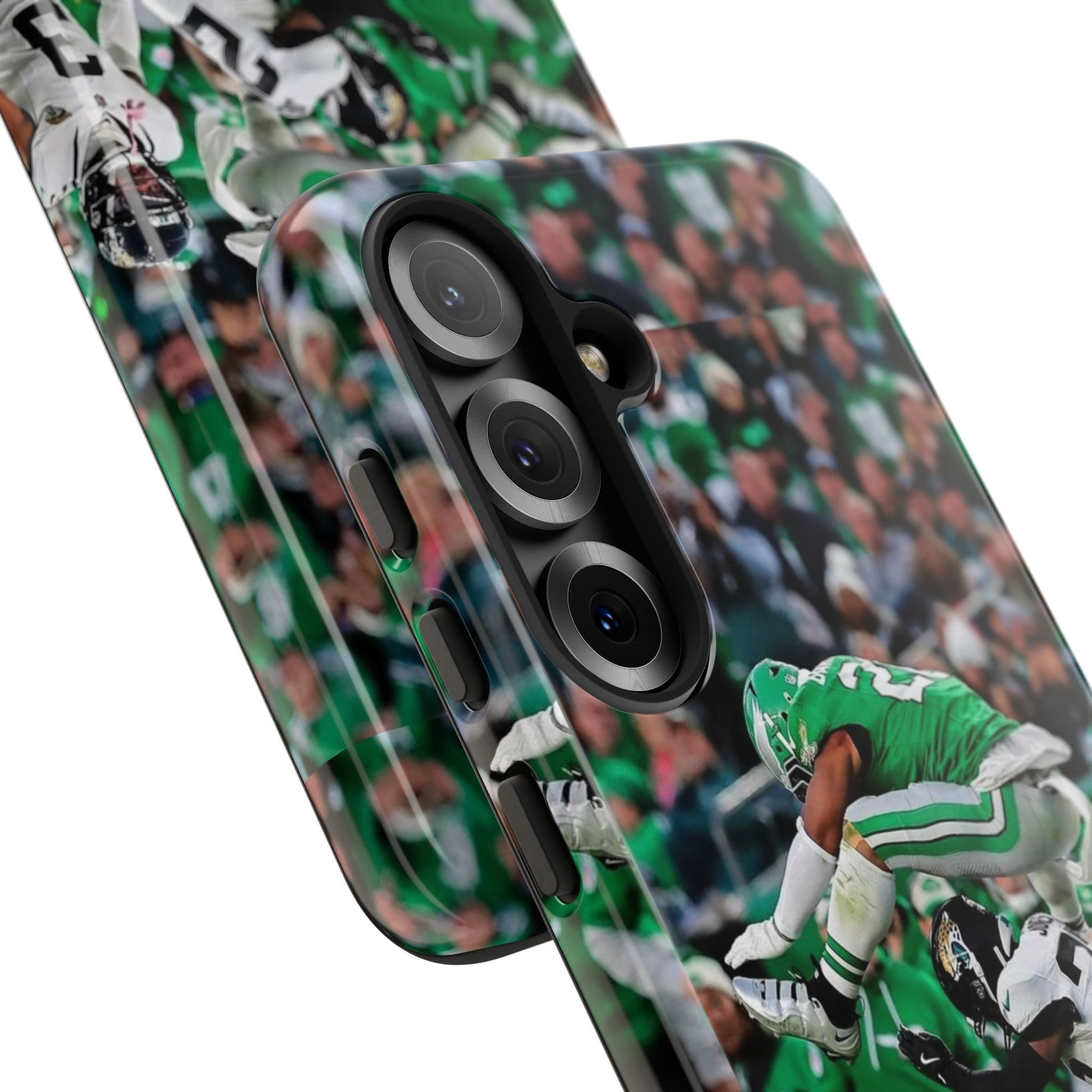 Saquon Barkley The Huddle Eagles Football Tough Cases for iPhones, Samsung, and Pixel