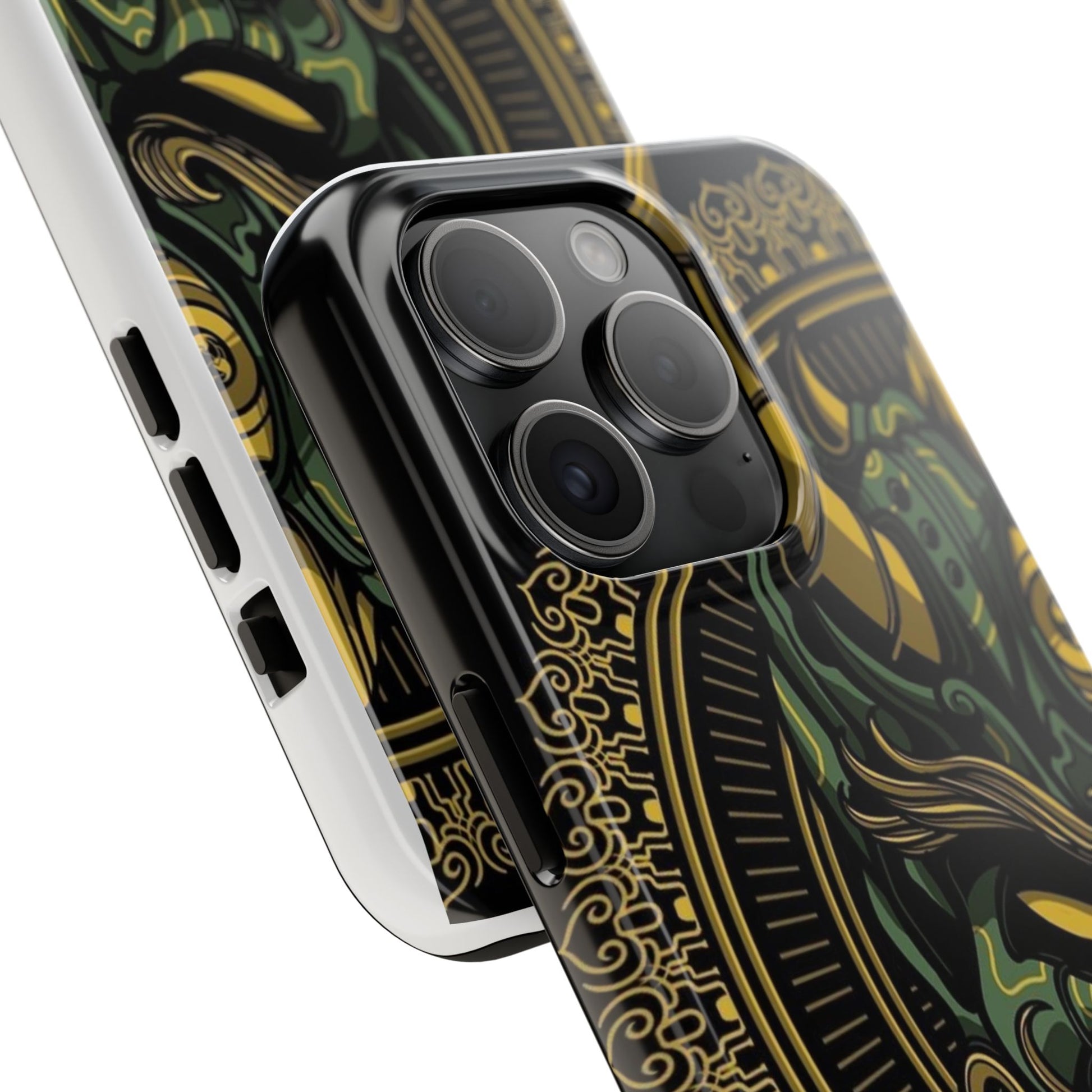 Kabuki Mask Theme Phone Cases for Iphones & Samsung Durable