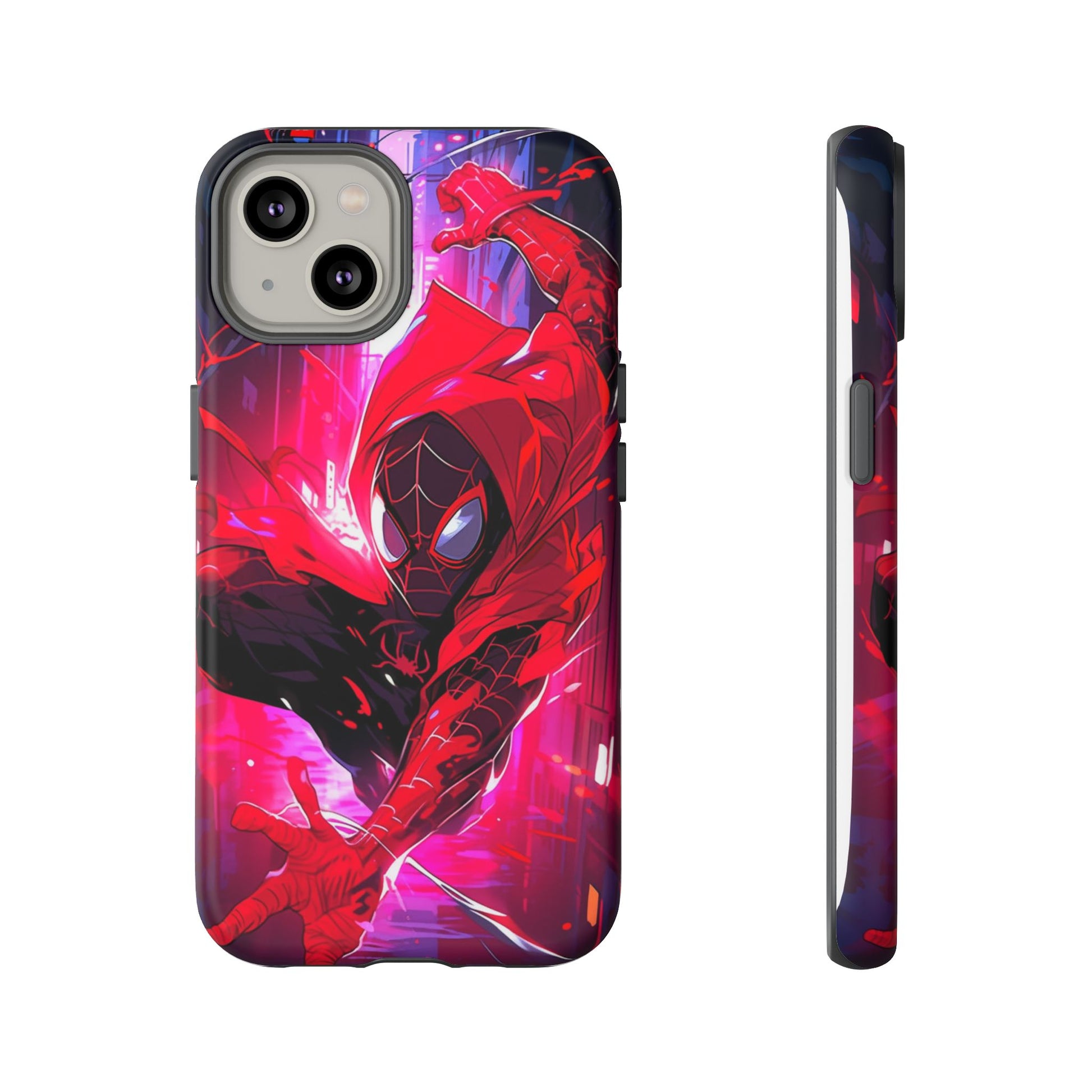 Miles Morales Spiderman Phone Case, Tough Cases for iPhones, Samsung, and Pixel