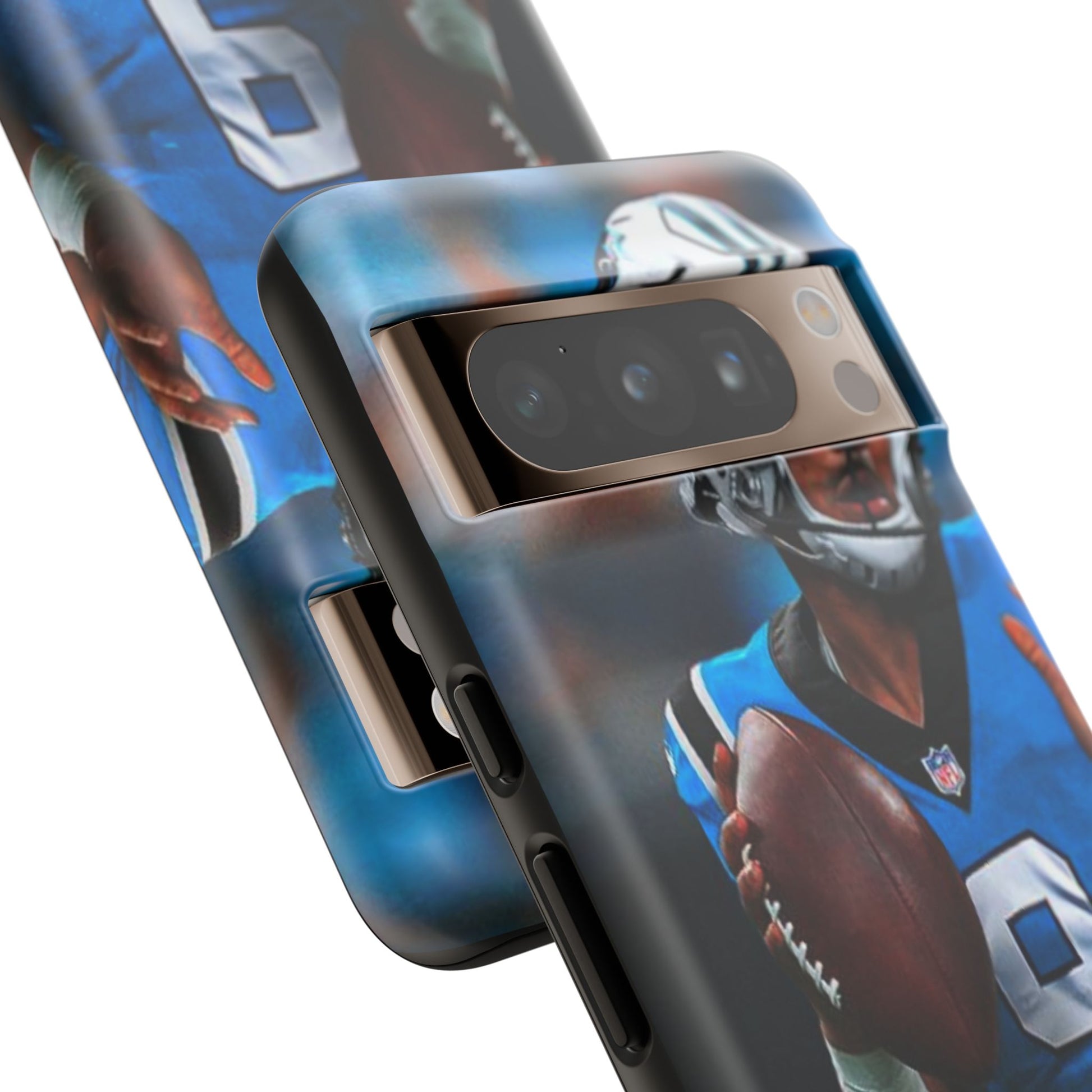 Carolina Panthers Bryce Young Football Tough Cases for iPhones, Samsung, and Pixel