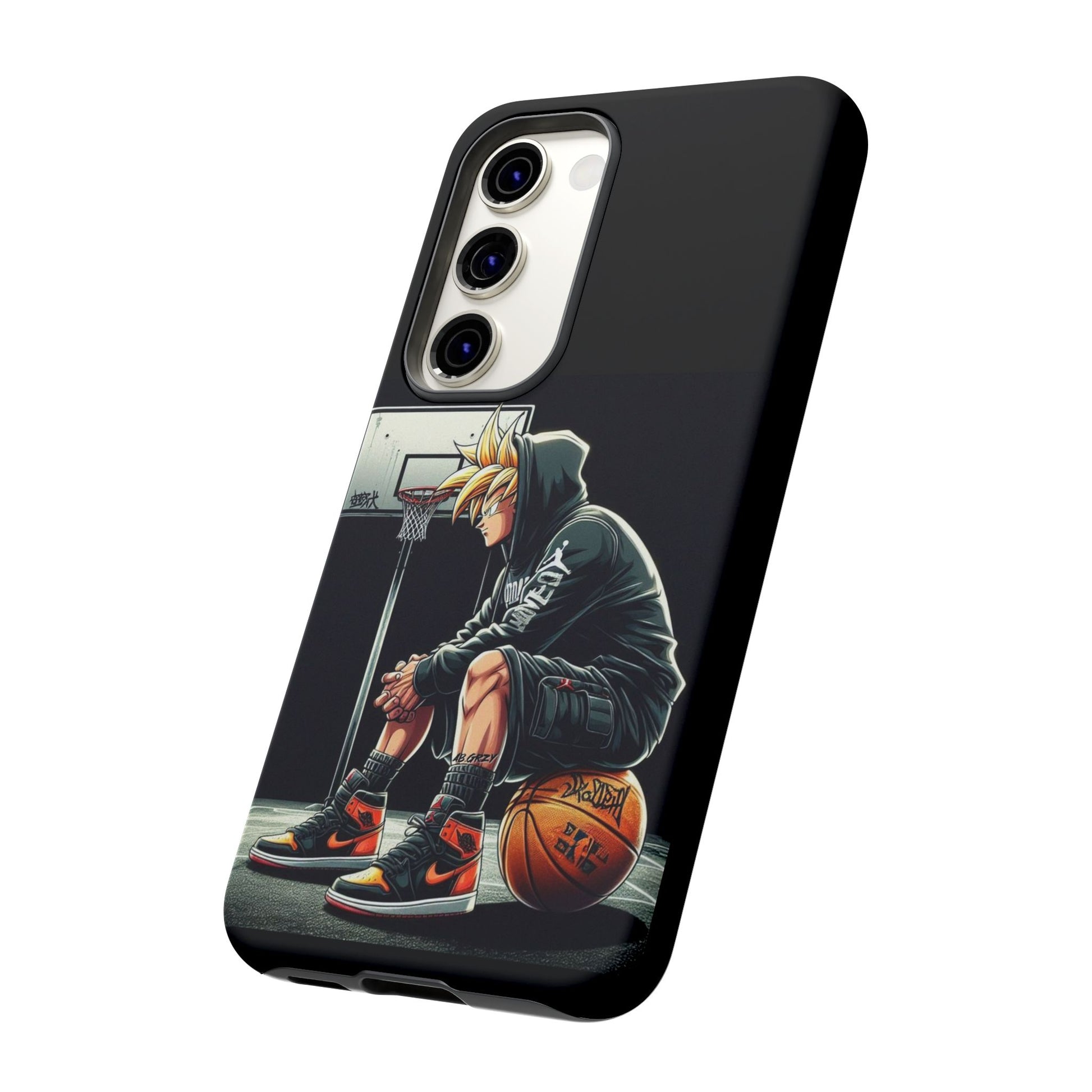 Son Goku Basketball Tough Cases for iPhones, Samsung, and Pixel