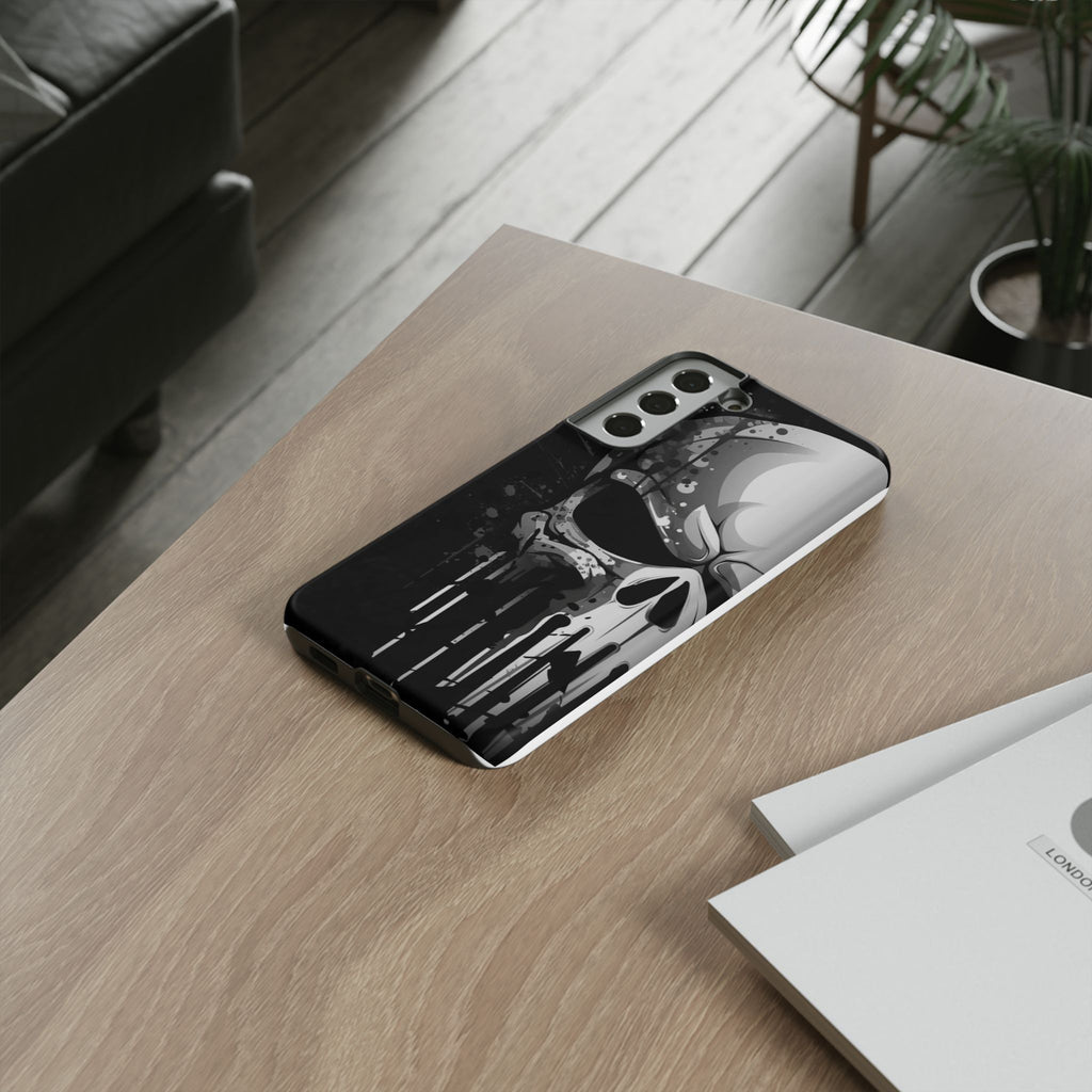 Punisher Skull Tough Cases for iPhones, Samsung, and Pixel