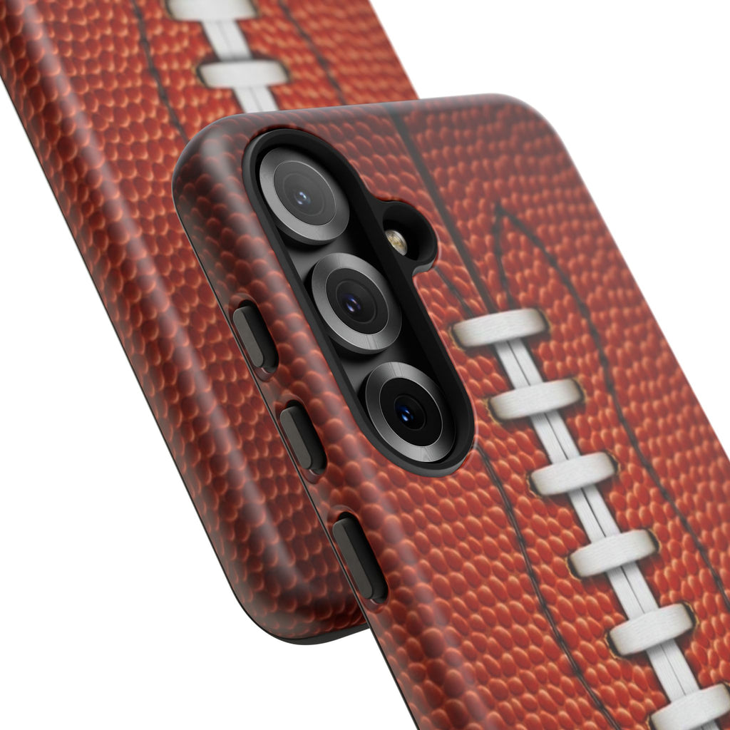 Football Pigskin Print Tough Cases for iPhones, Samsung, and Pixel