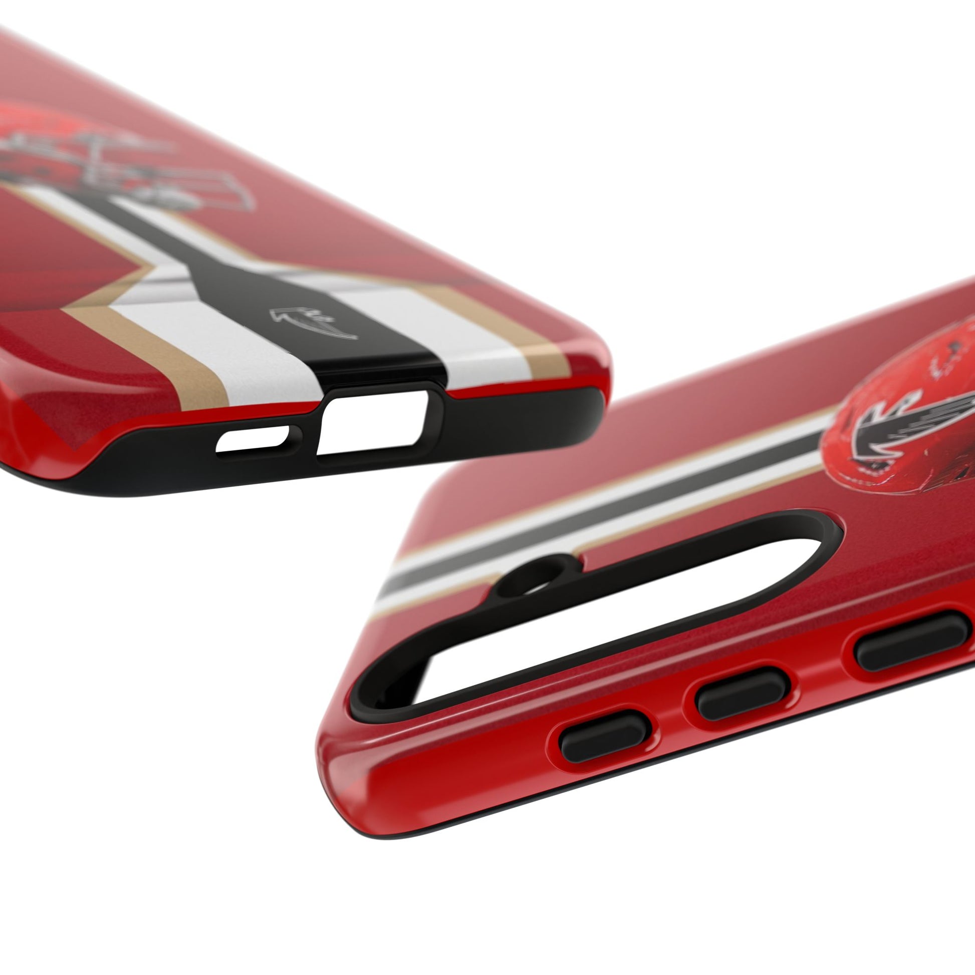 Atlanta Falcons Football Helmet Logo Tough Cases for iPhones, Samsung, and Pixel