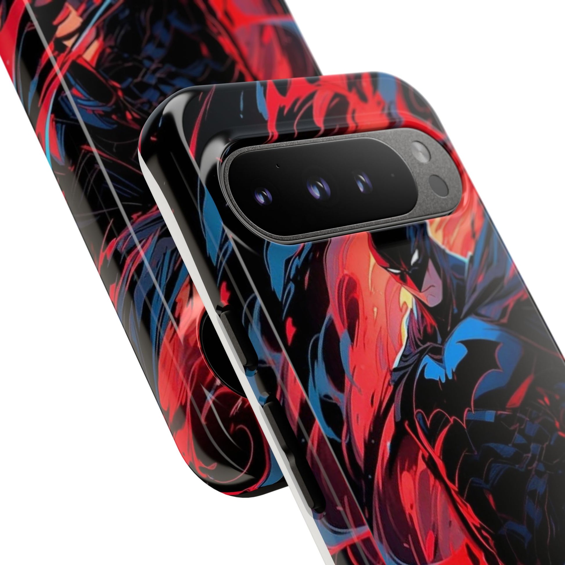 The Dark Knight Batman Art Tough Cases for iPhones, Samsung, and Pixel