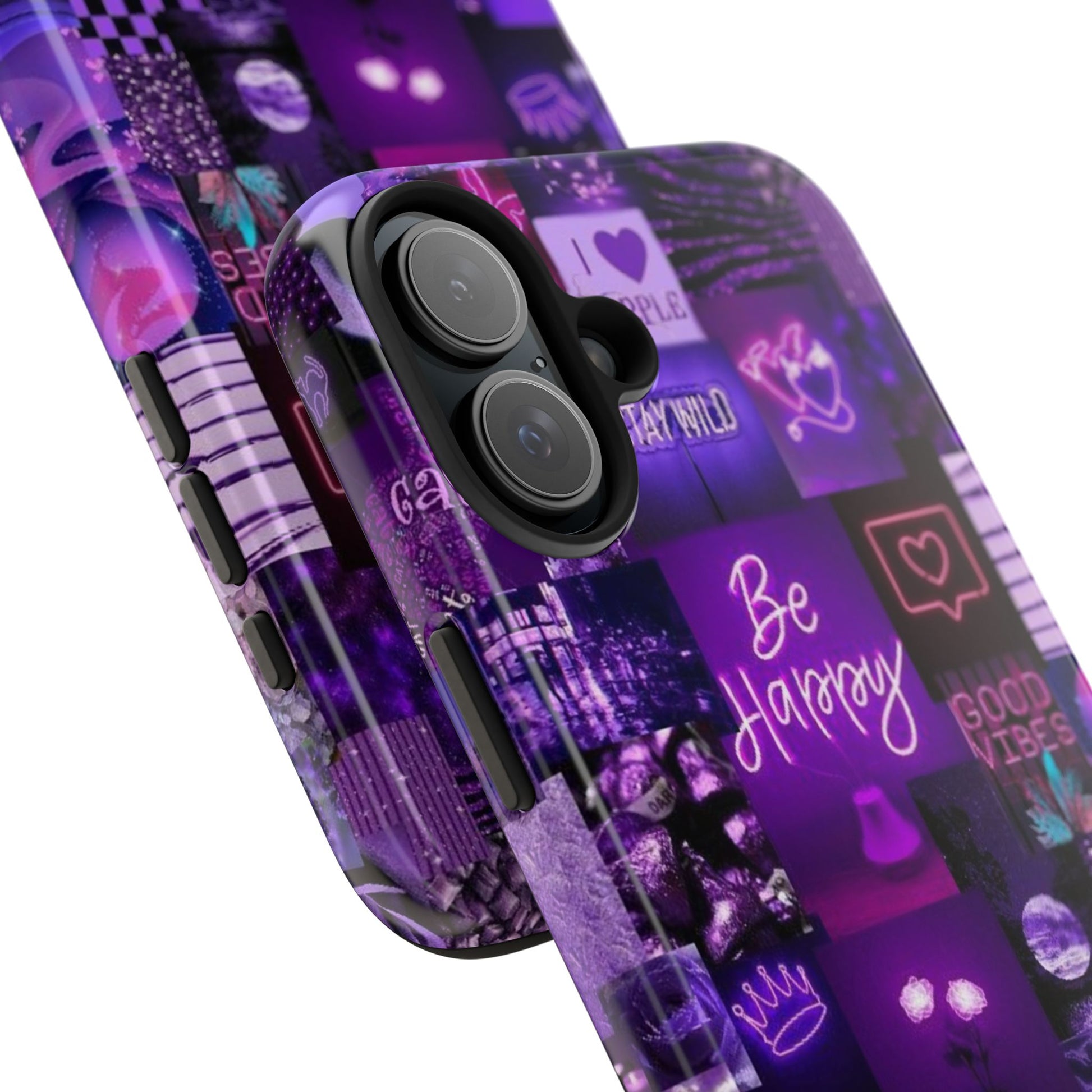 Be Happy Themed Tough Phone Cases for Iphones & Samsung Phones
