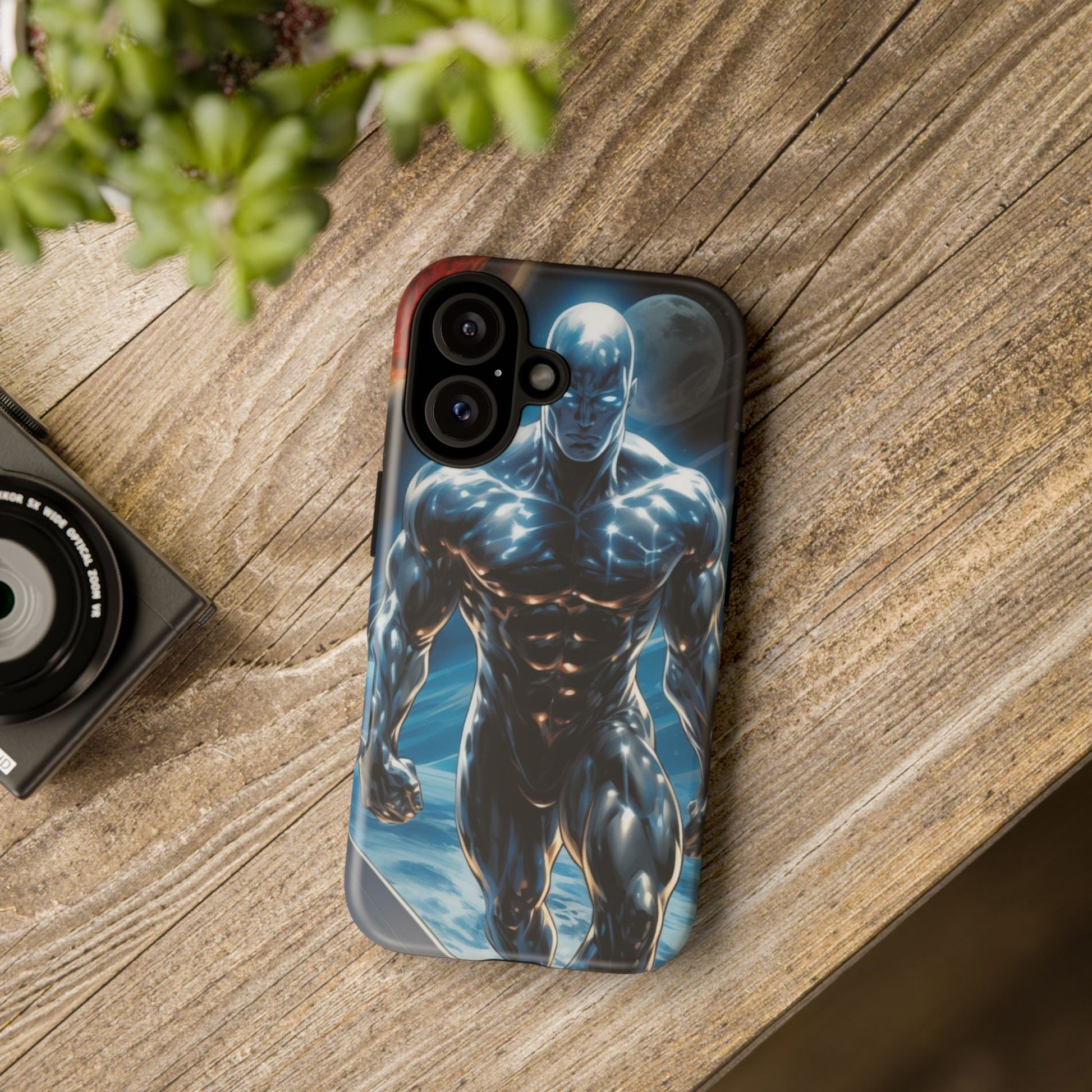 The Silver Surfer Comic Art Phone Case, Tough Cases for iPhones, Samsung, and Pixel