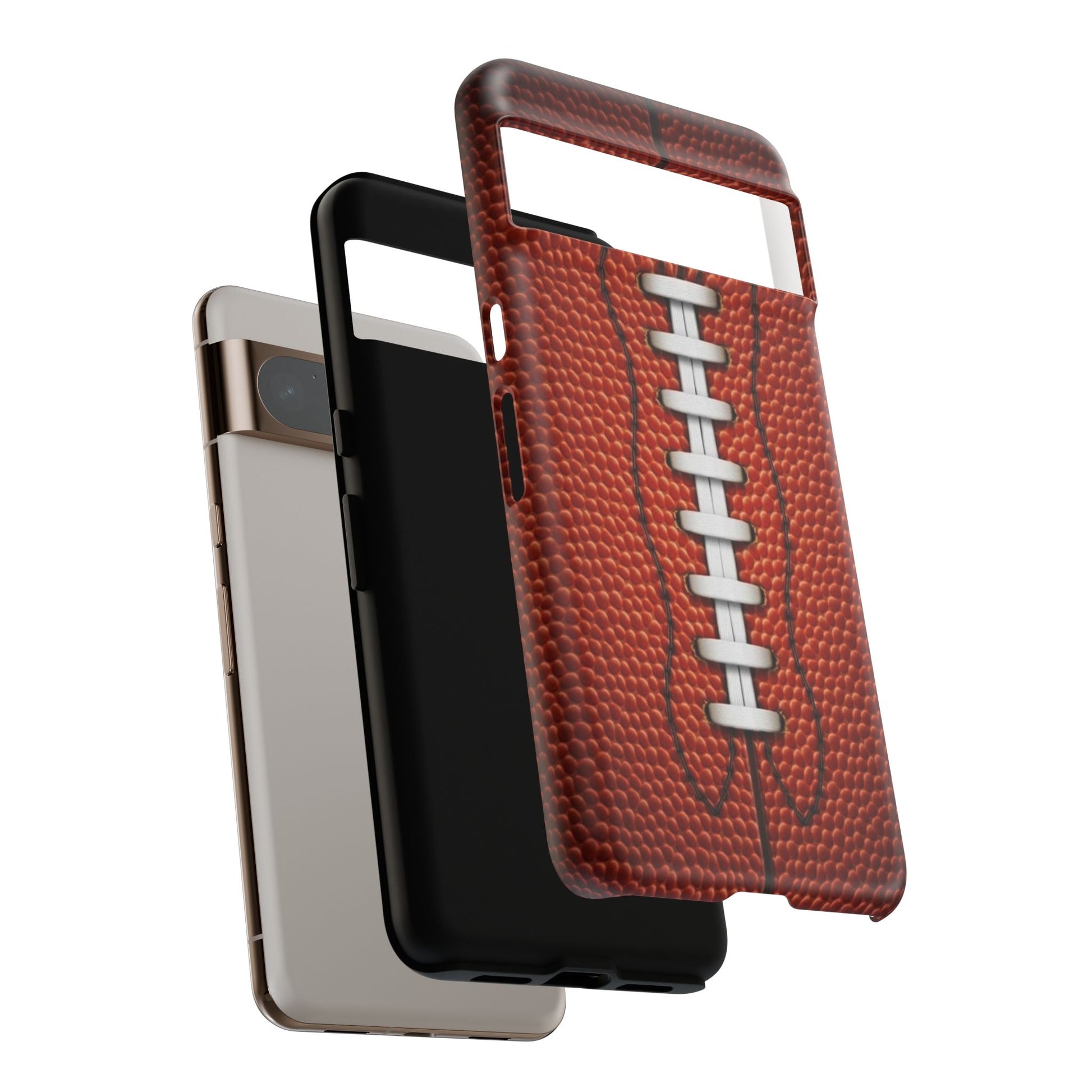 Football Pigskin Print Tough Cases for iPhones, Samsung, and Pixel