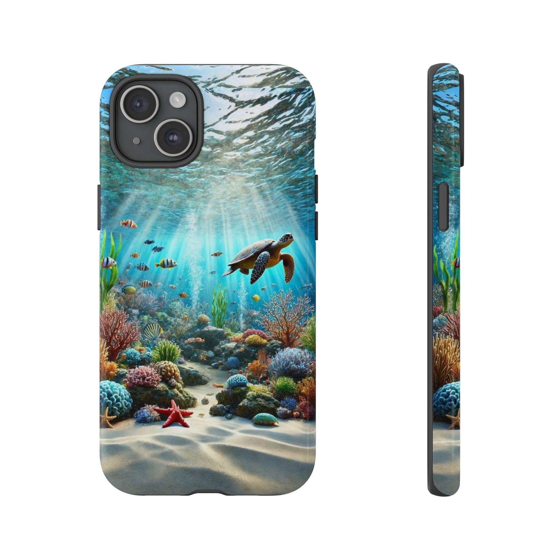 Under Sea Landscape Tough Cases for iPhones, Samsung, and Pixel