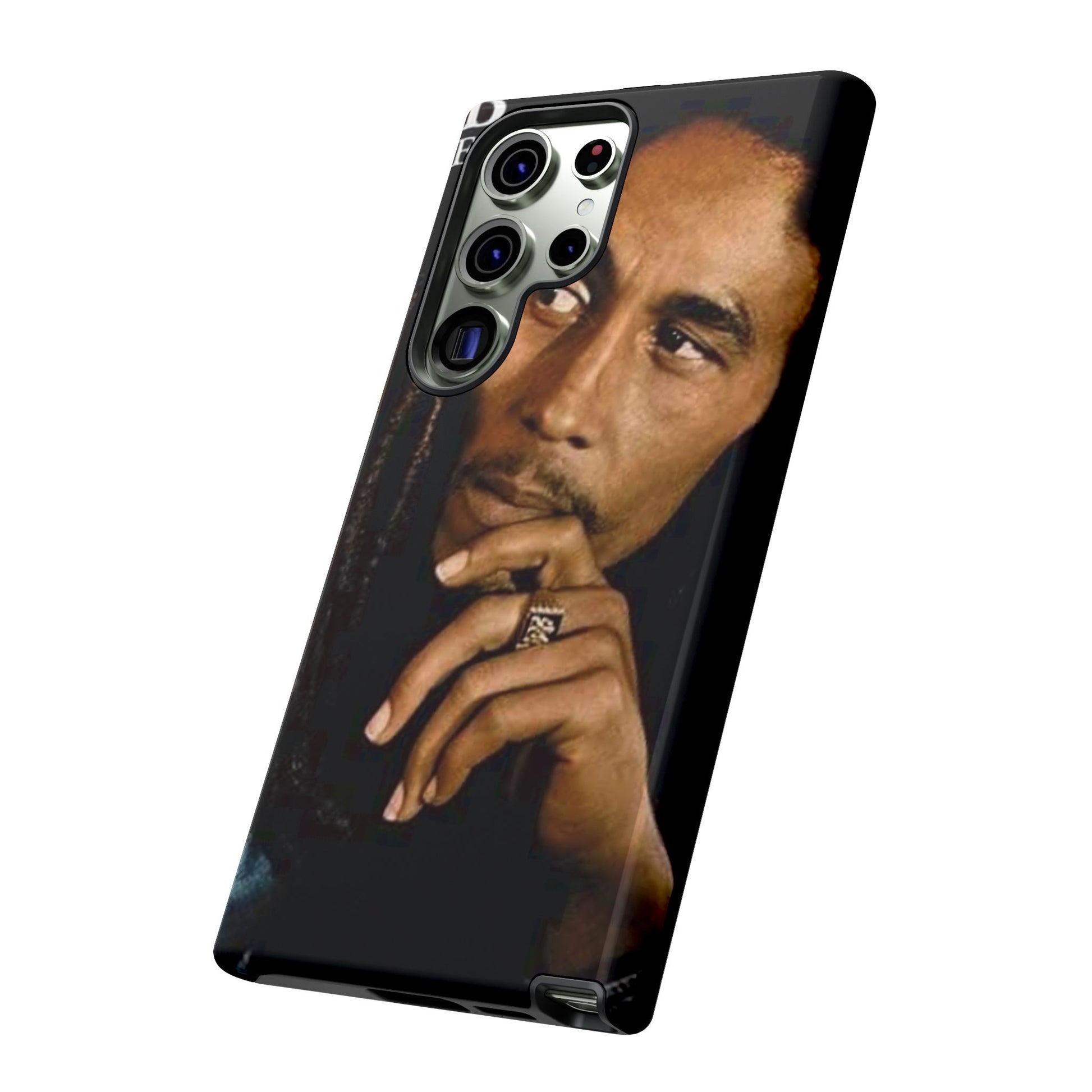 Marley Reggae Tough Cases for iPhones, Samsung, and Pixel