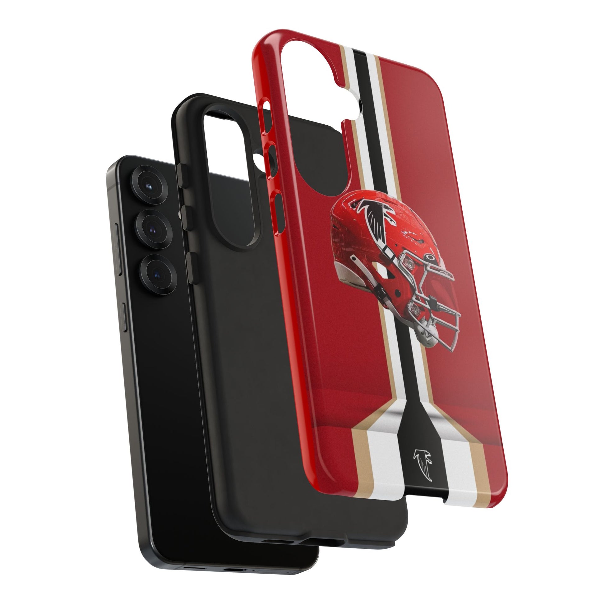 Atlanta Falcons Football Helmet Logo Tough Cases for iPhones, Samsung, and Pixel