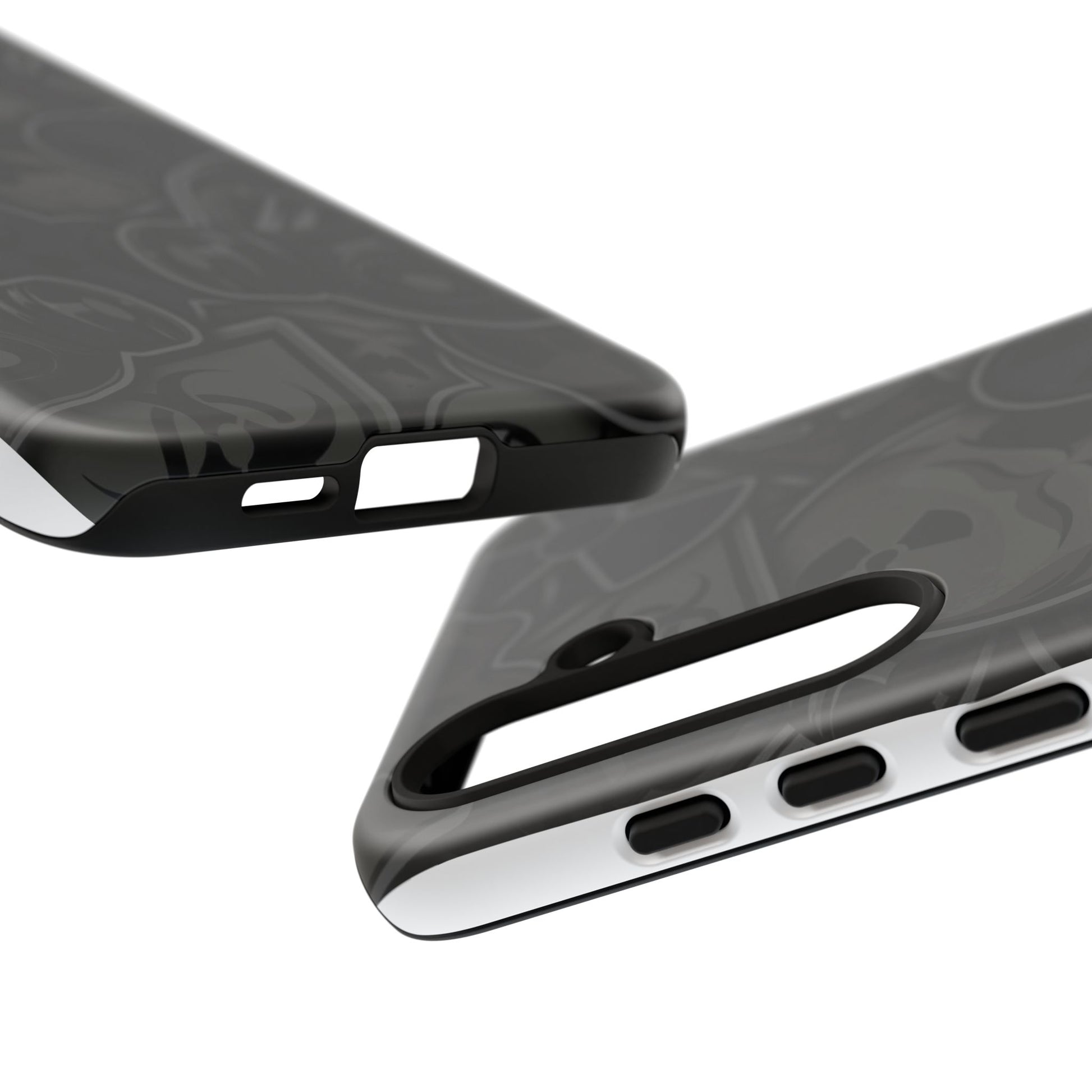 Tough Cases Phone Case, Edgy Skull Design Phone Cover, Gothic Cell Phone Shell