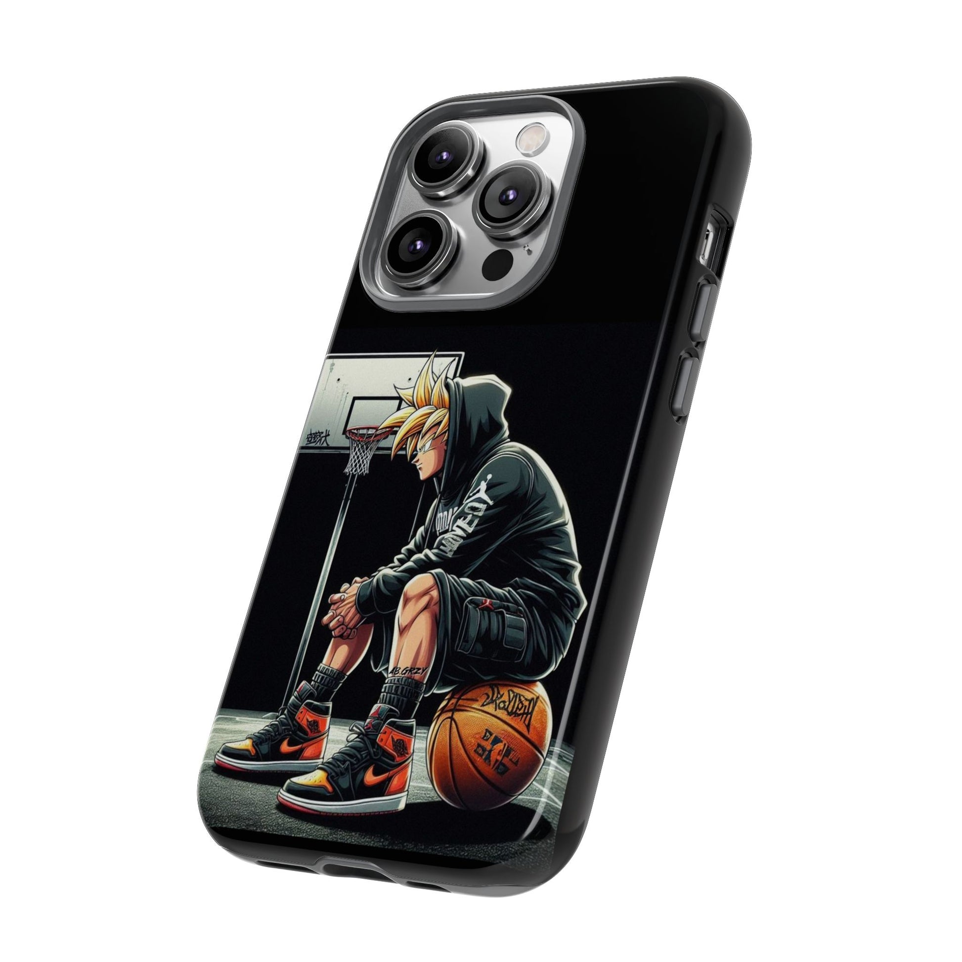 Son Goku Basketball Tough Cases for iPhones, Samsung, and Pixel